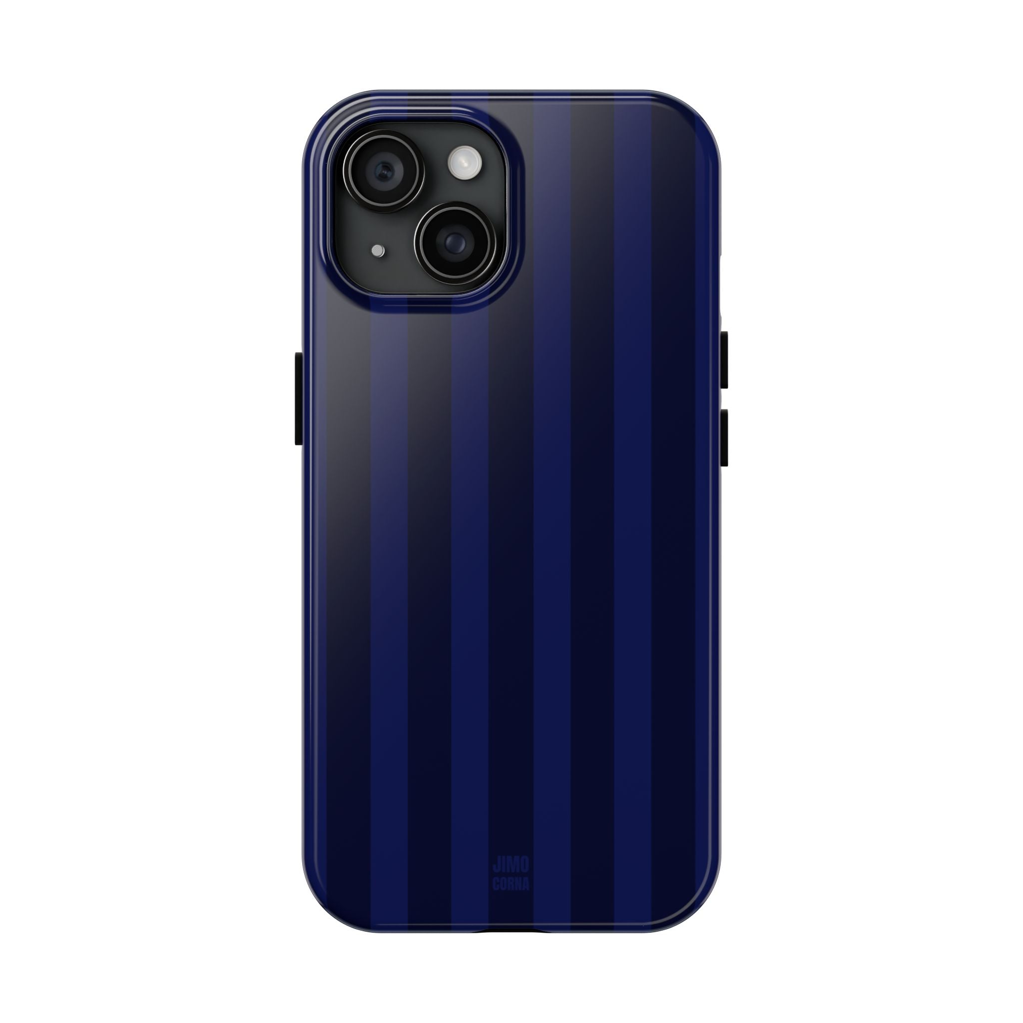 Navy Blue Bold Stripes