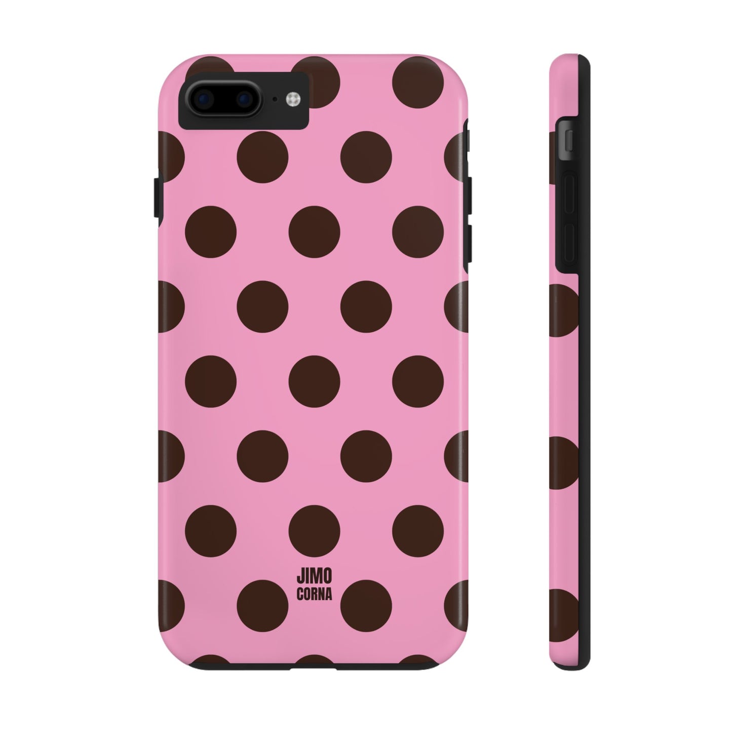 Big Polka Dot | Pink and Brown