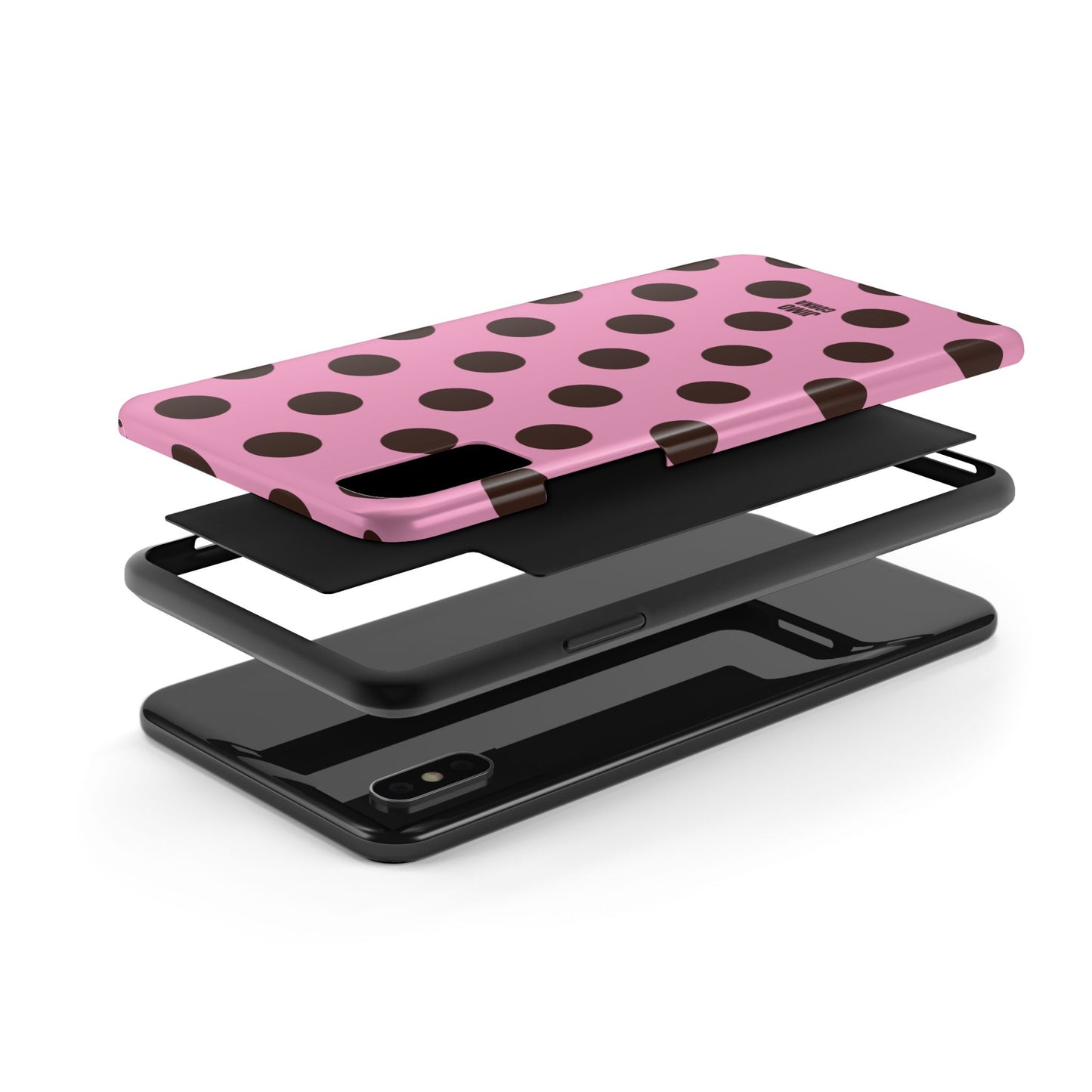 Big Polka Dot | Pink and Brown