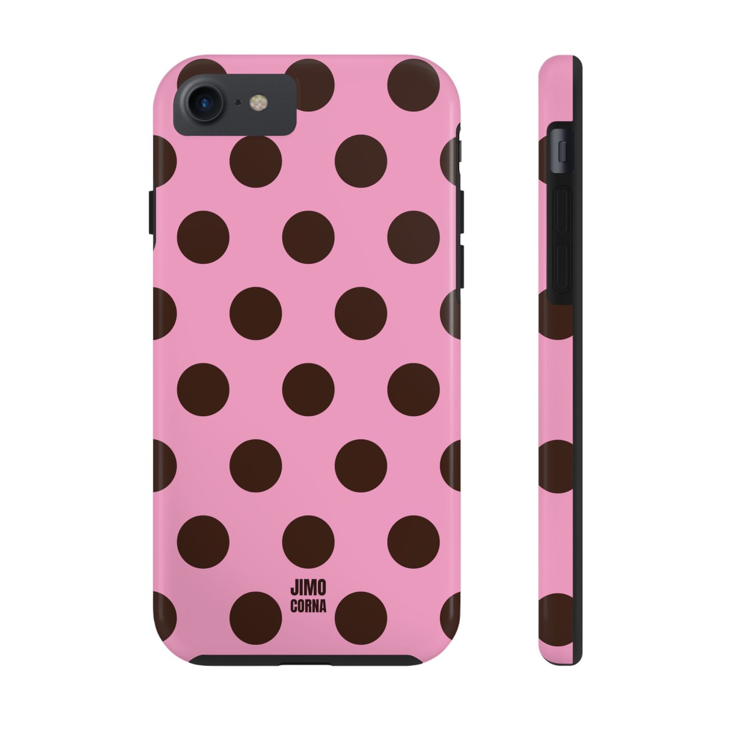 Big Polka Dot | Pink and Brown