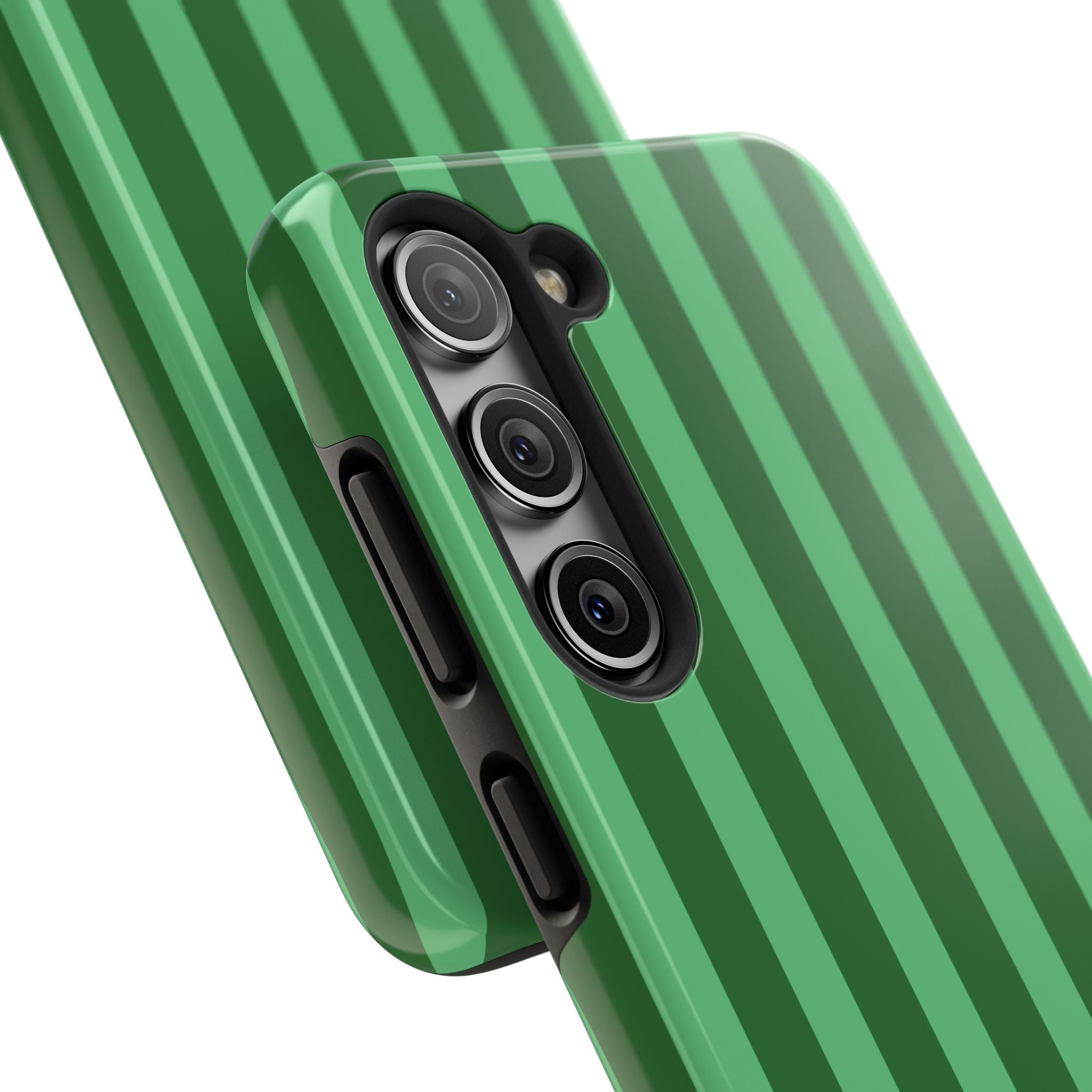 Olive Green Bold Stripes