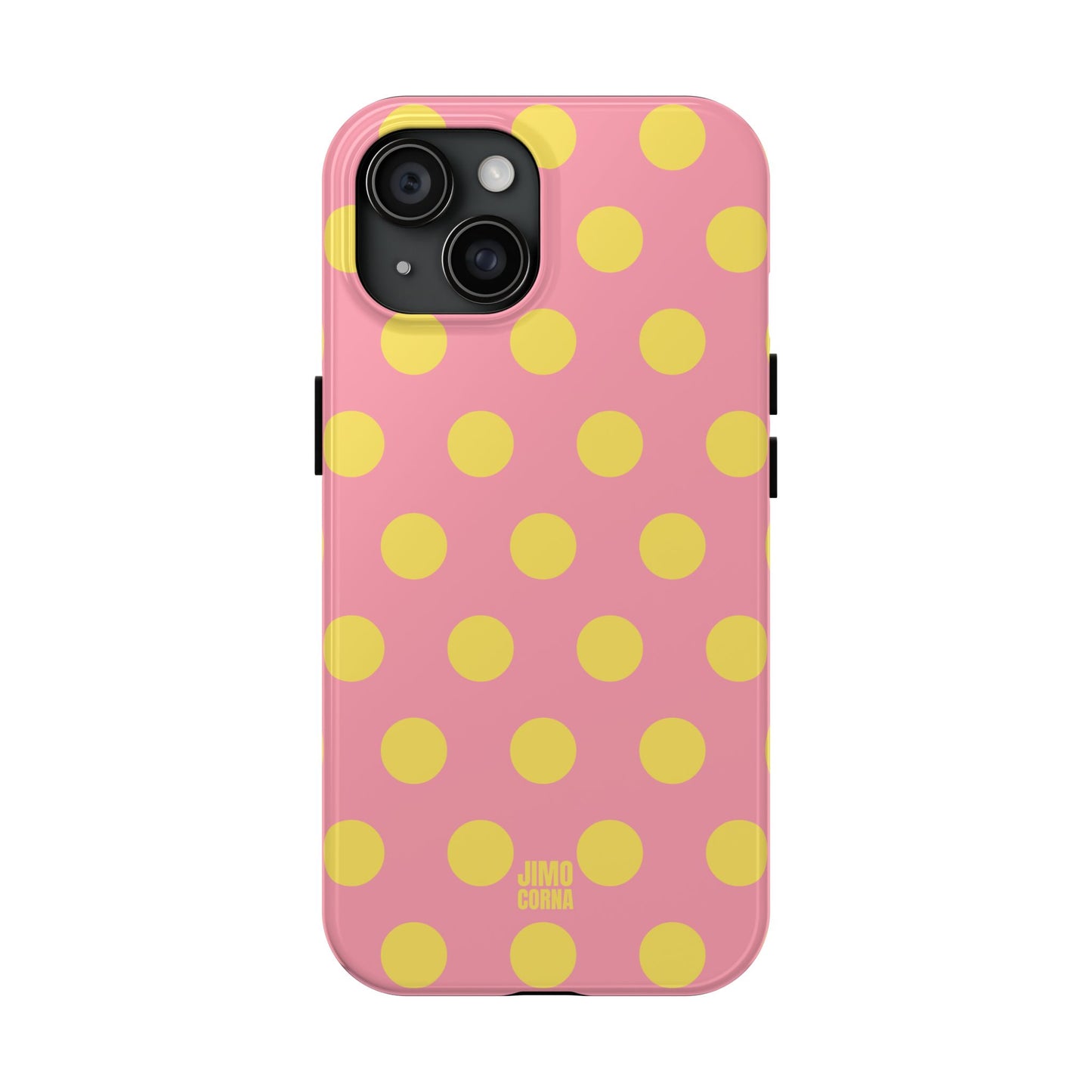 Big Polka Dot | Pink and Yellow
