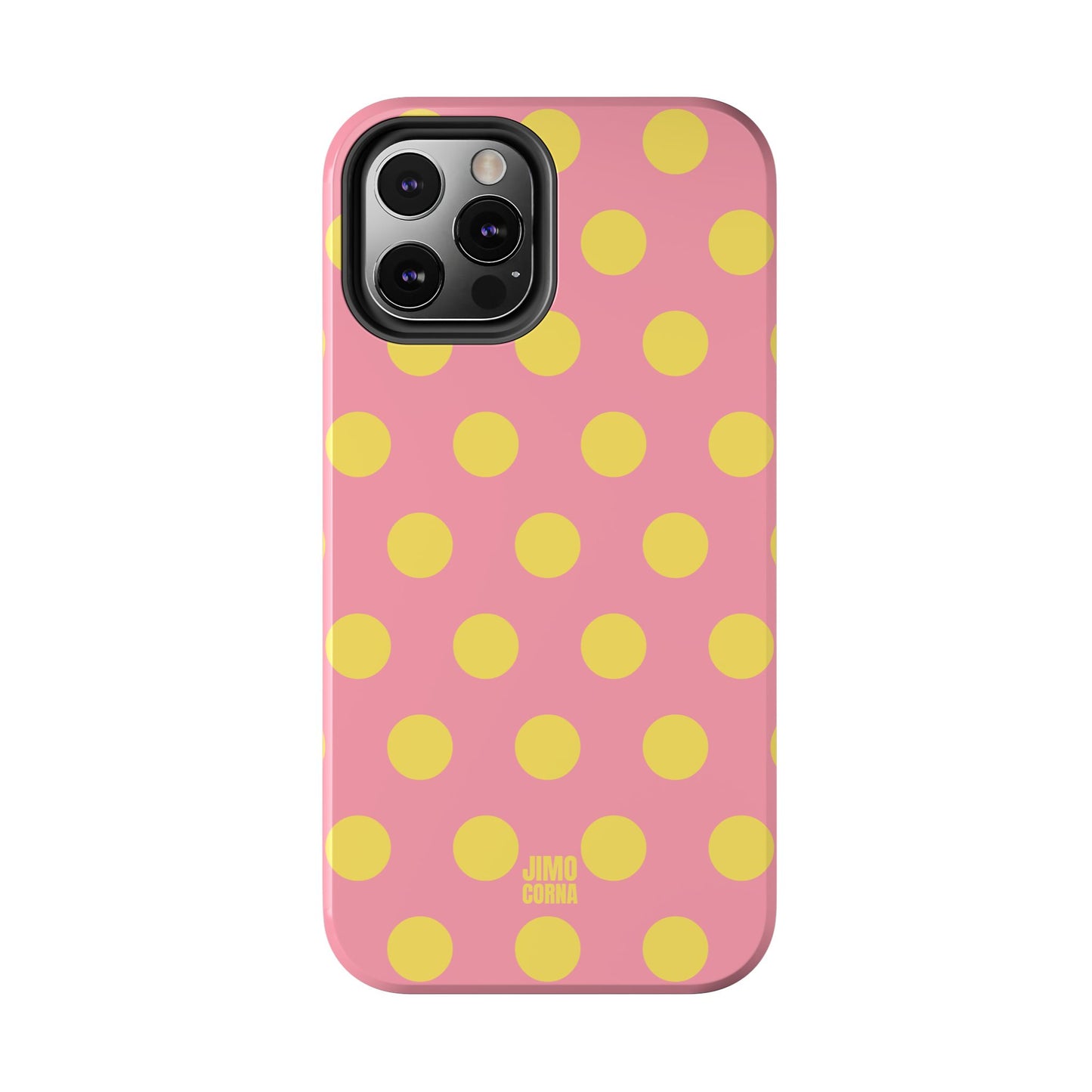 Big Polka Dot | Pink and Yellow