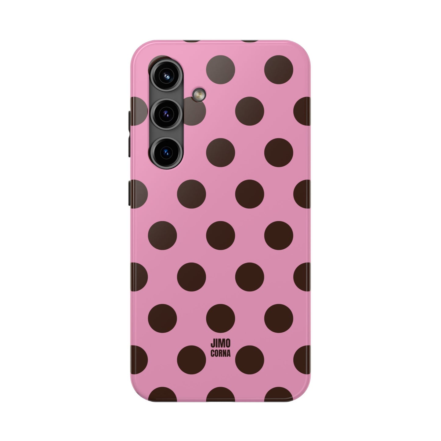 Big Polka Dot | Pink and Brown