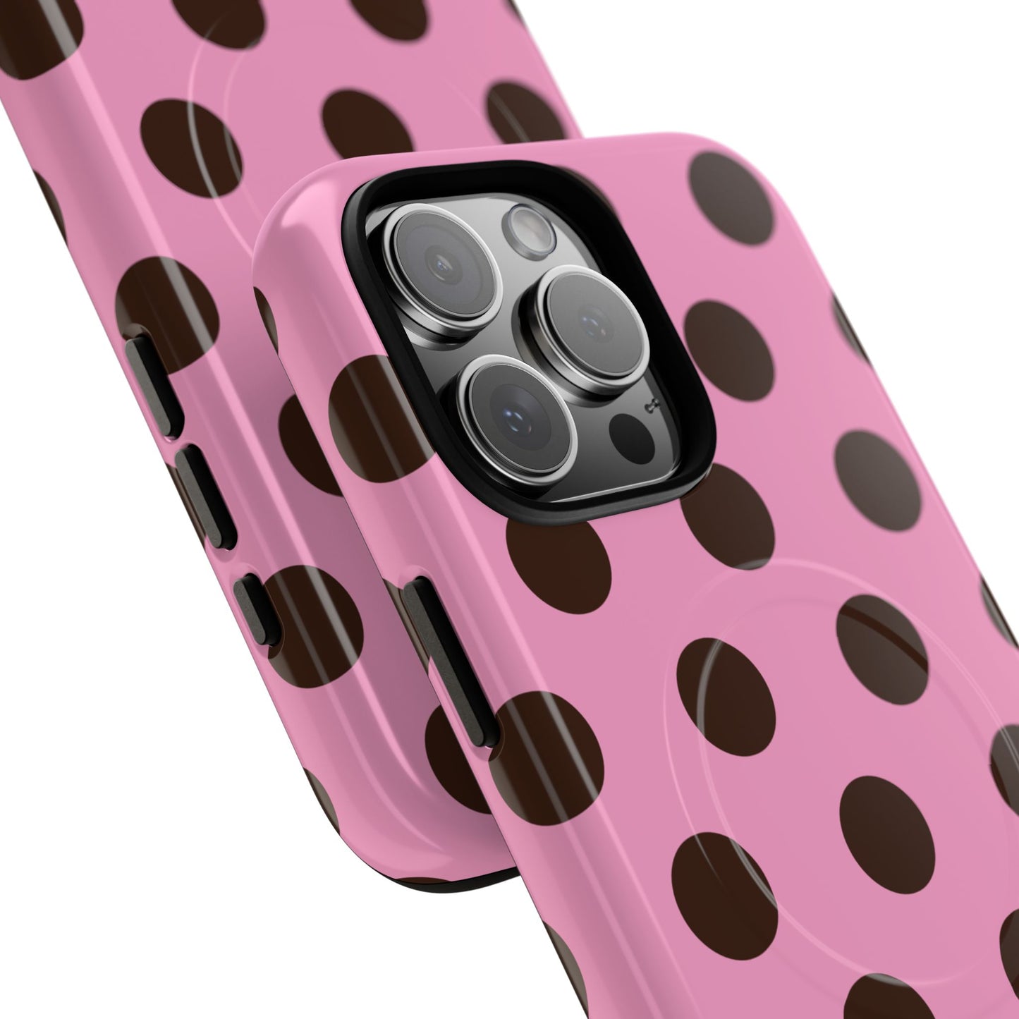 Big Polka Dot | Pink and Brown