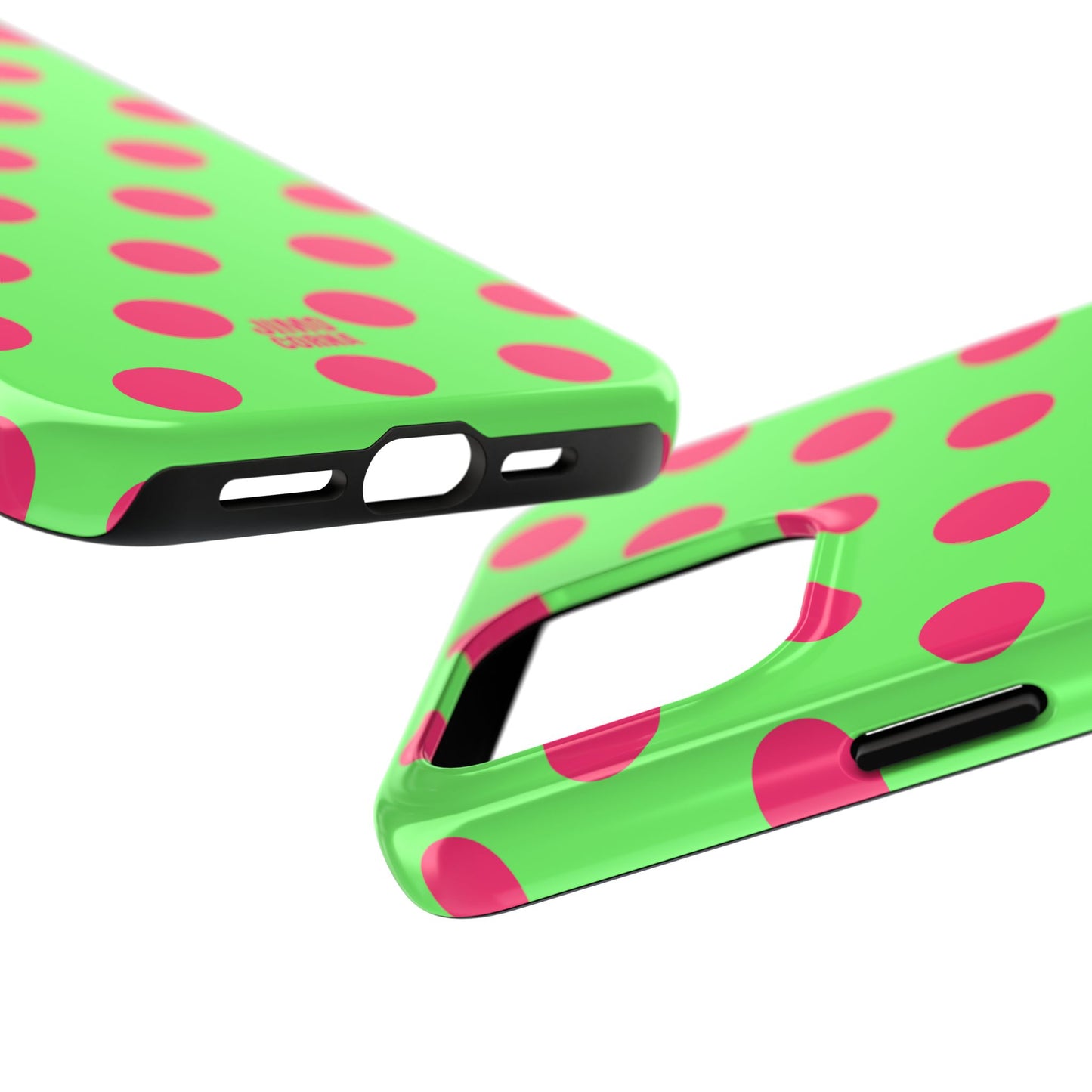 Big Polka Dot | Green and Pink