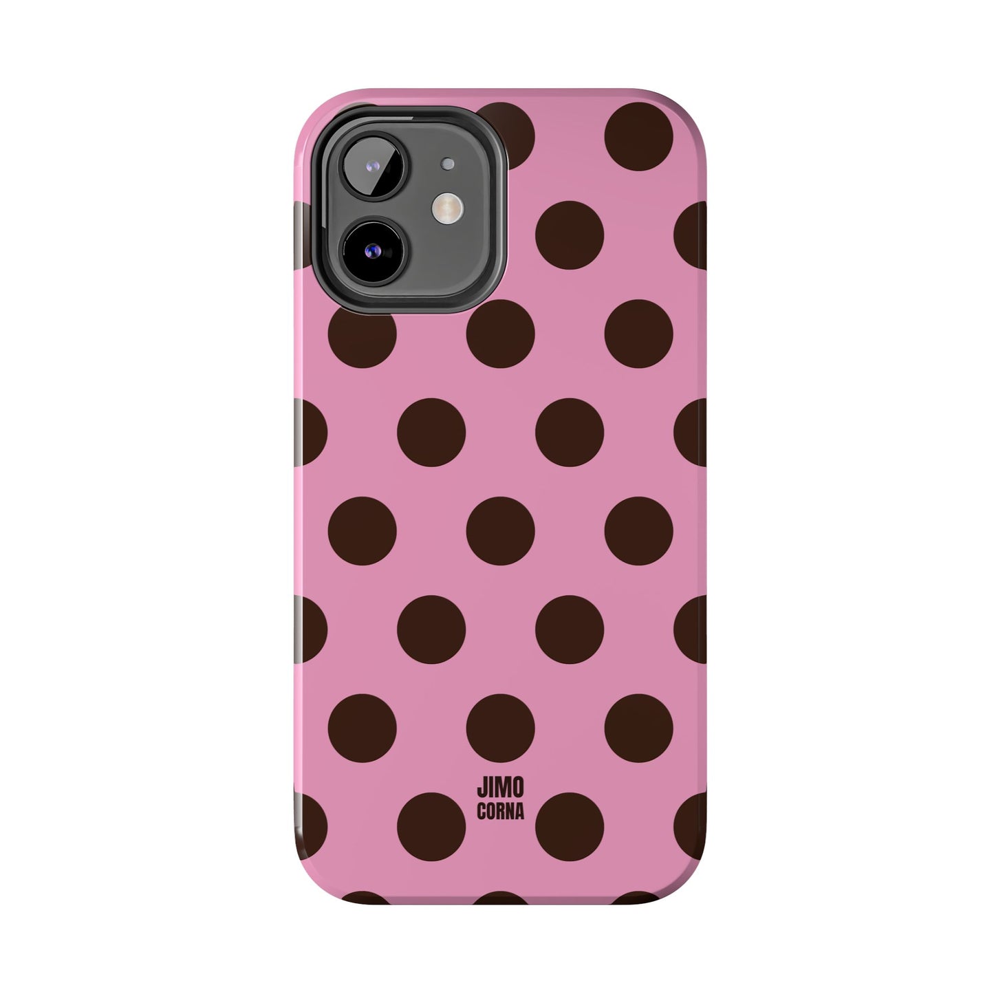 Big Polka Dot | Pink and Brown
