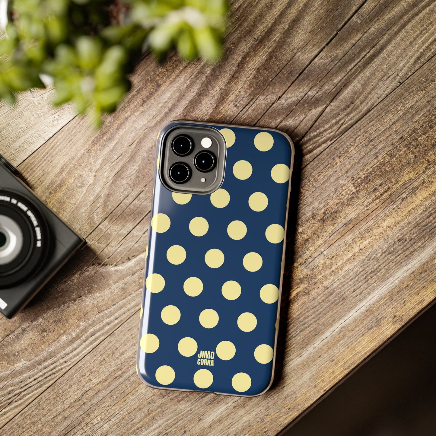 Big Polka Dot | Blue and Cream