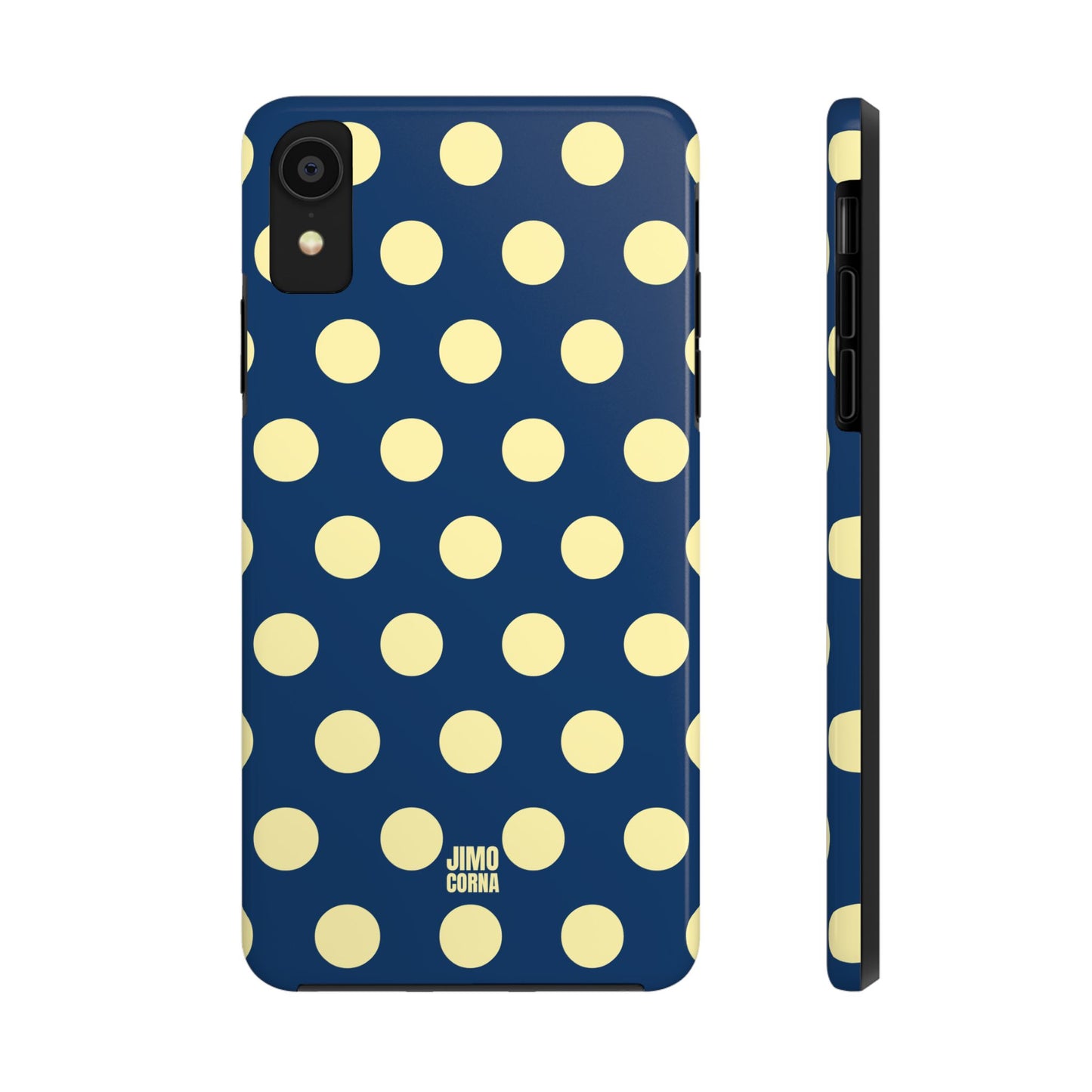 Big Polka Dot | Blue and Cream