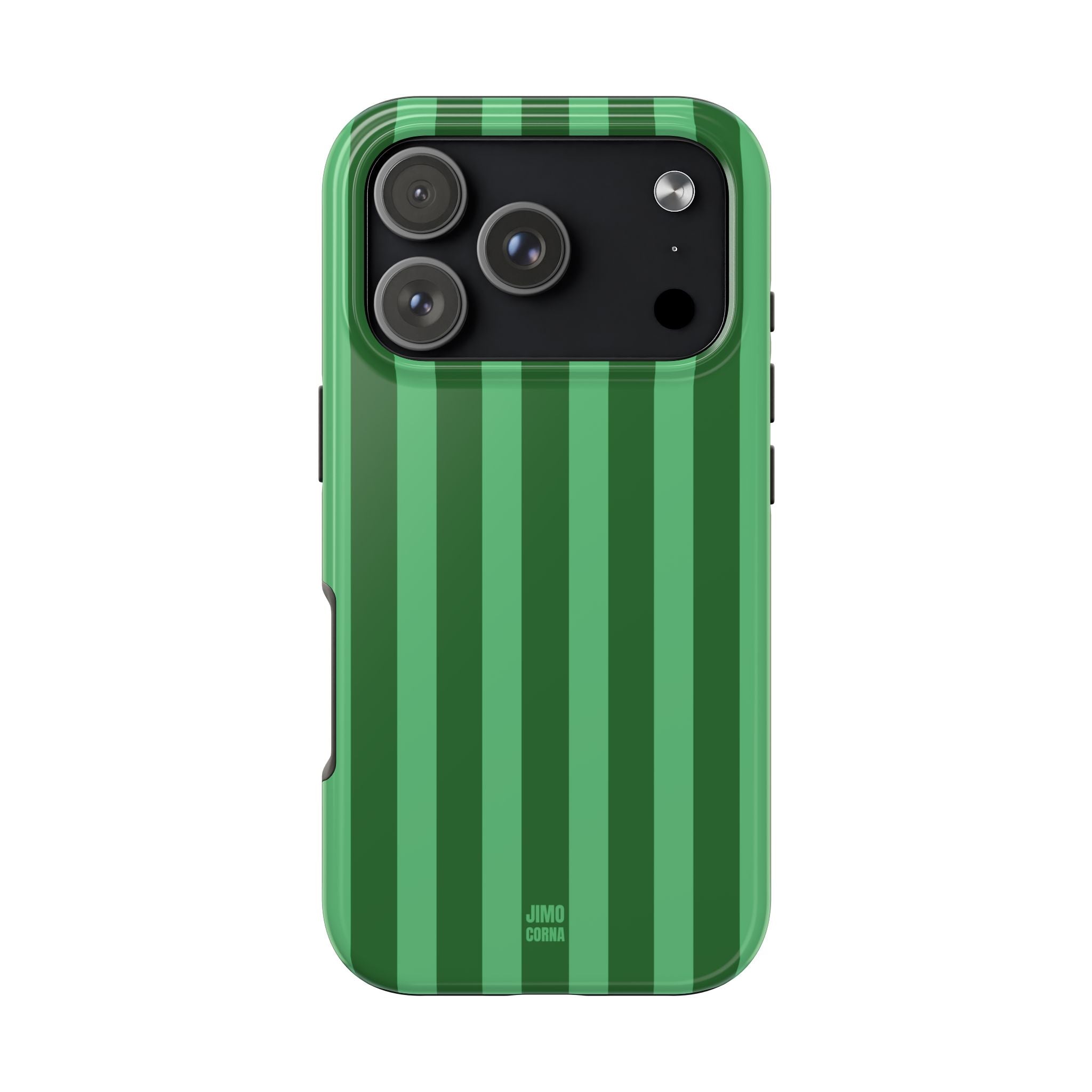 Olive Green Bold Stripes