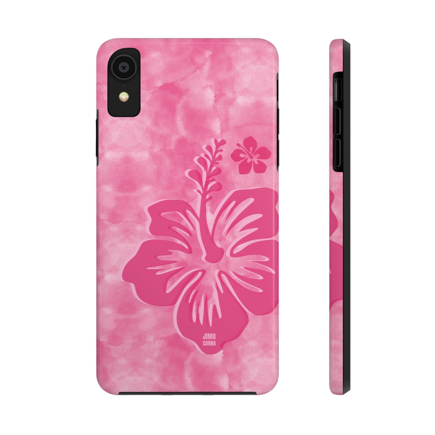 Pink Tie-Dye Hibiscus