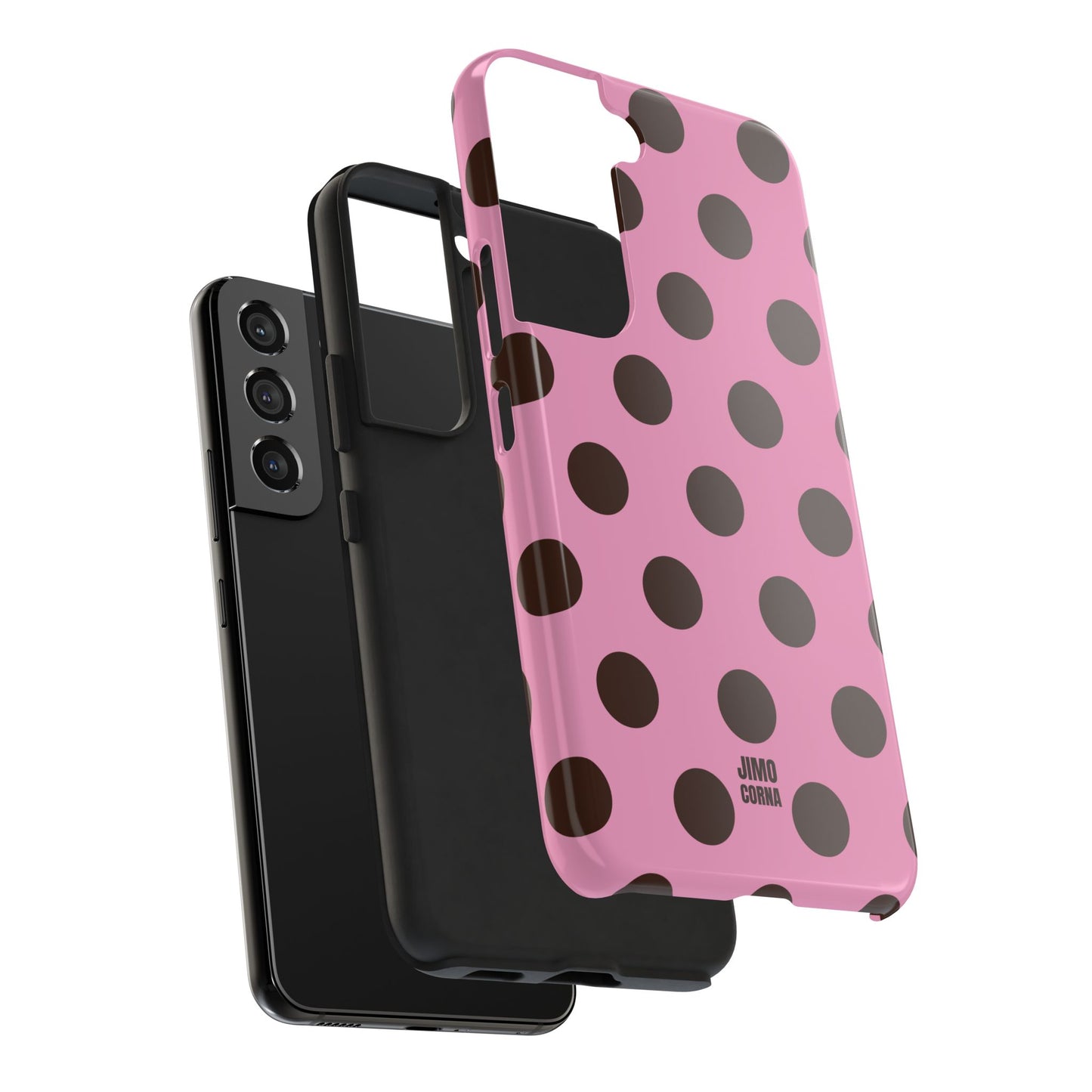 Big Polka Dot | Pink and Brown