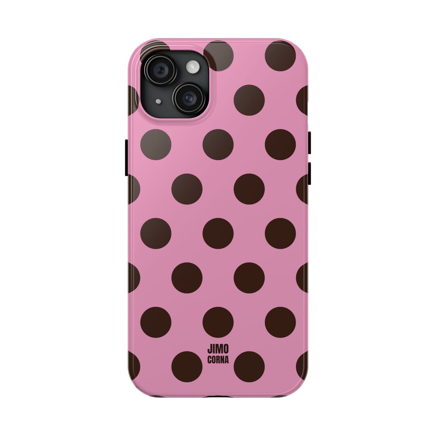 Big Polka Dot | Pink and Brown