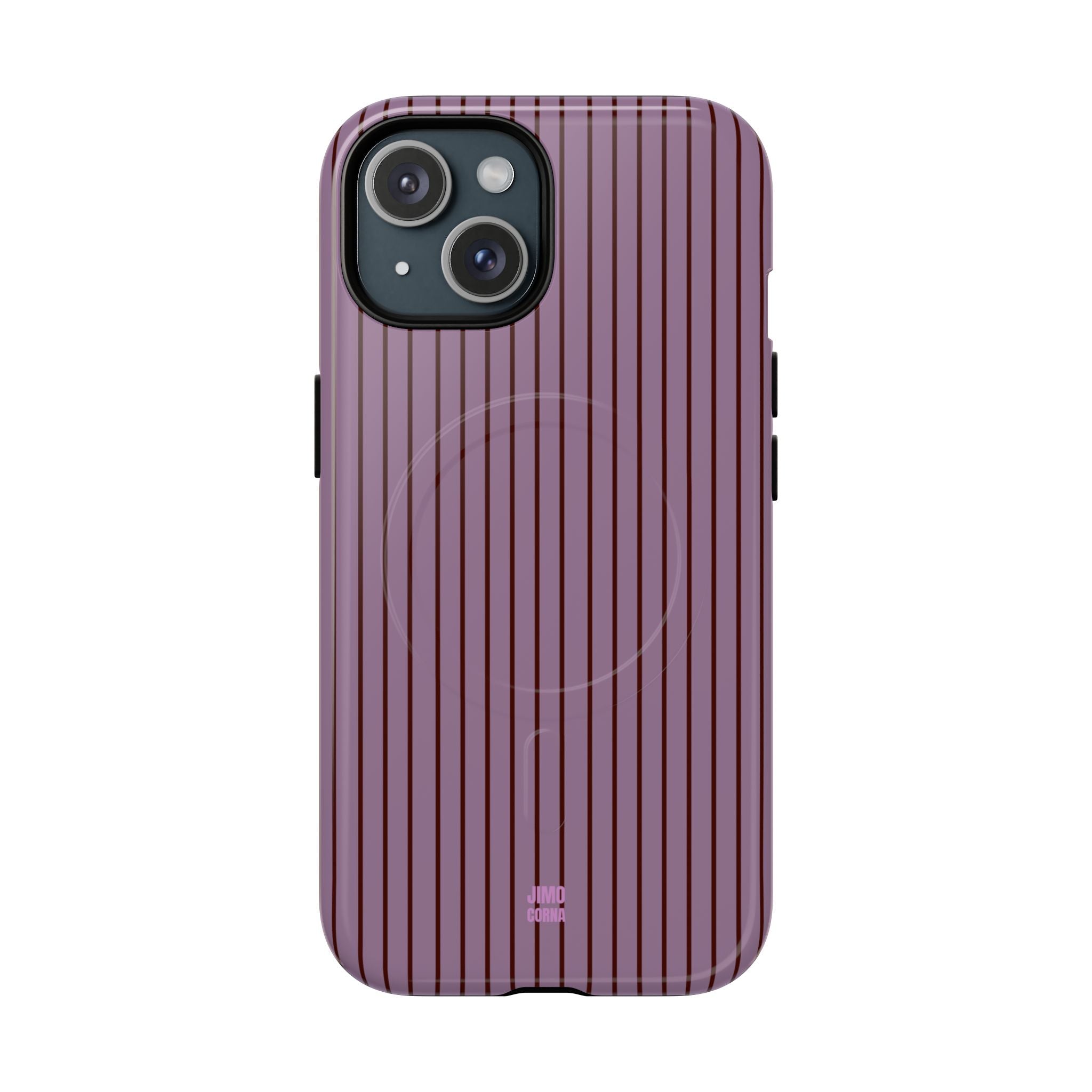 Plum Berry Soft Stripes