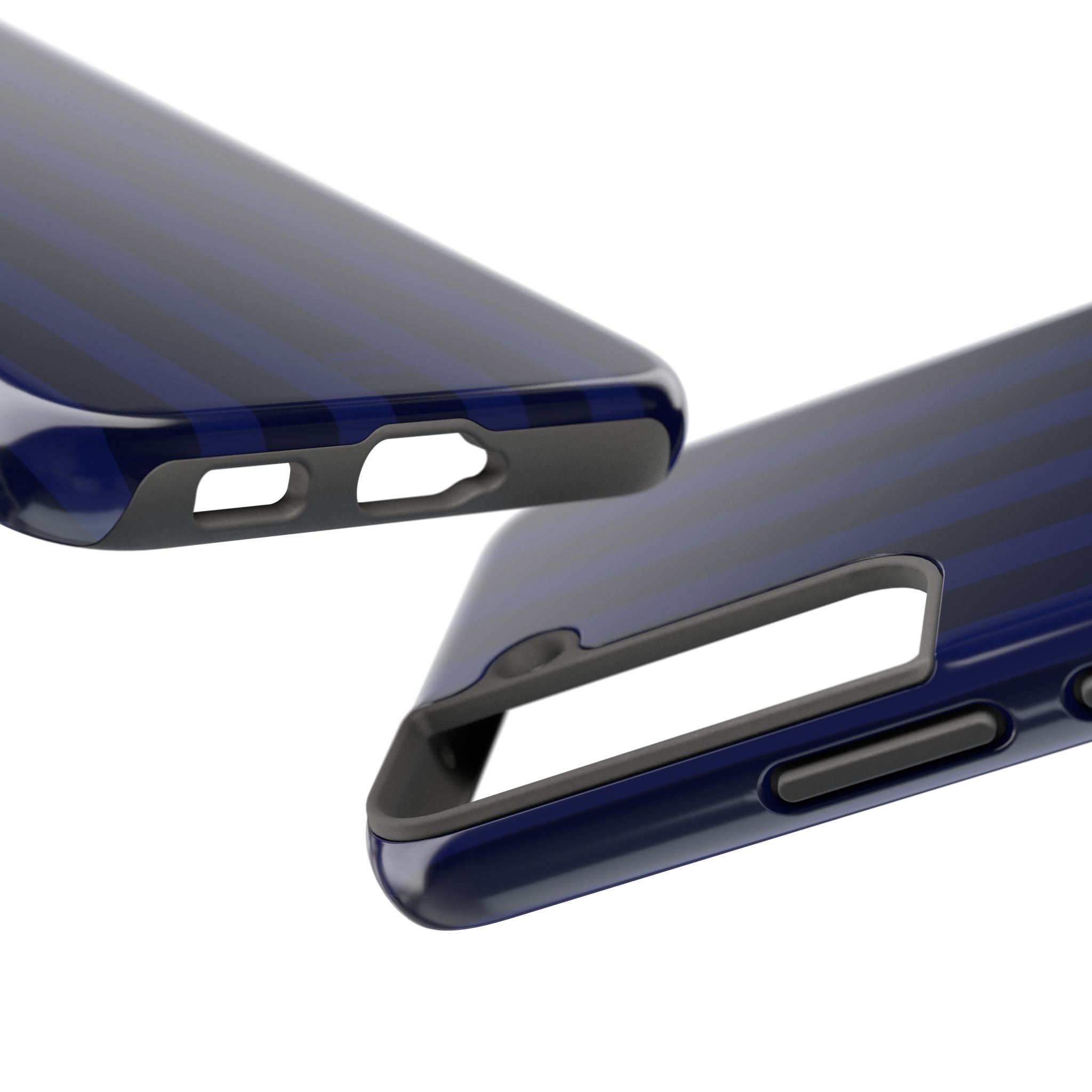 Navy Blue Bold Stripes