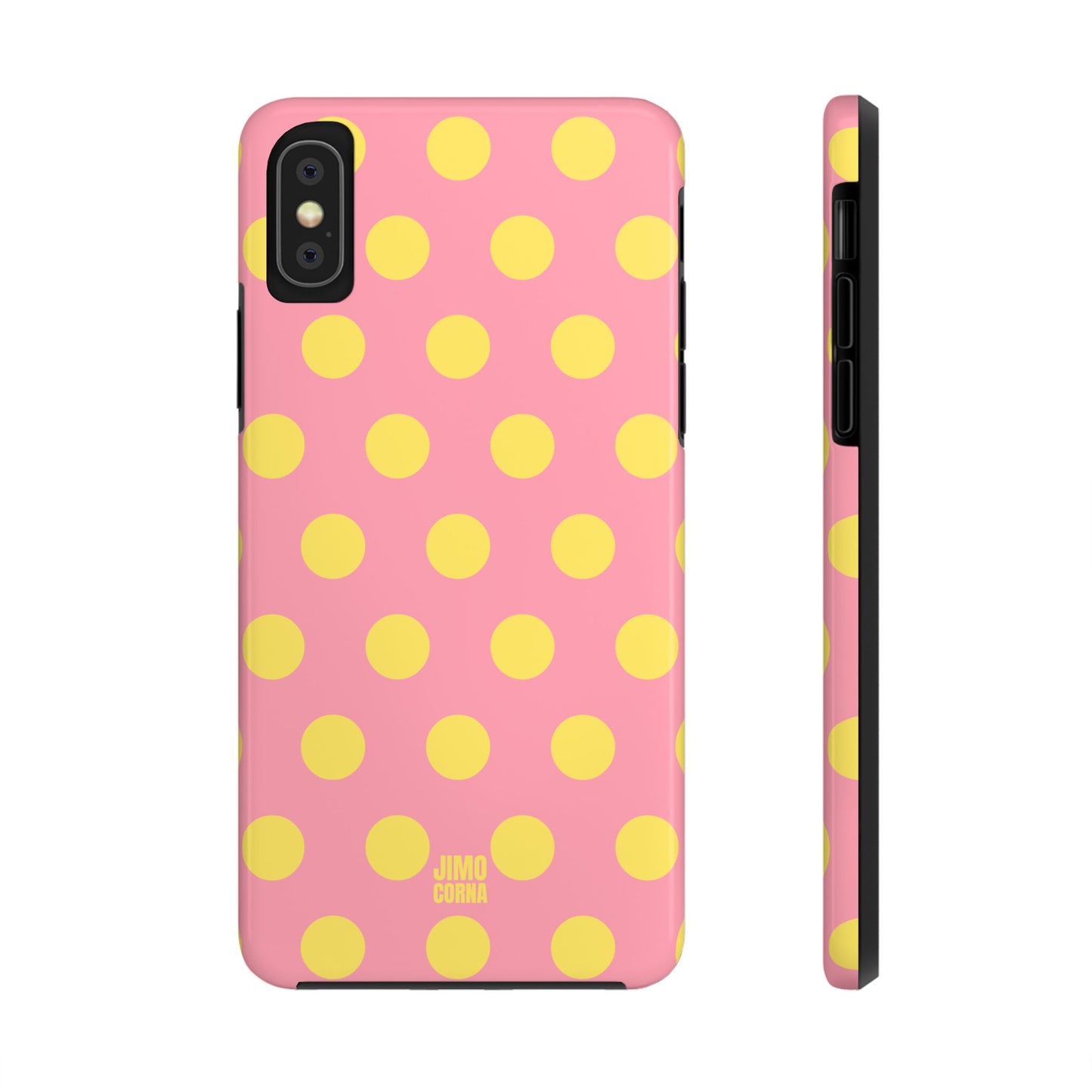 Big Polka Dot | Pink and Yellow