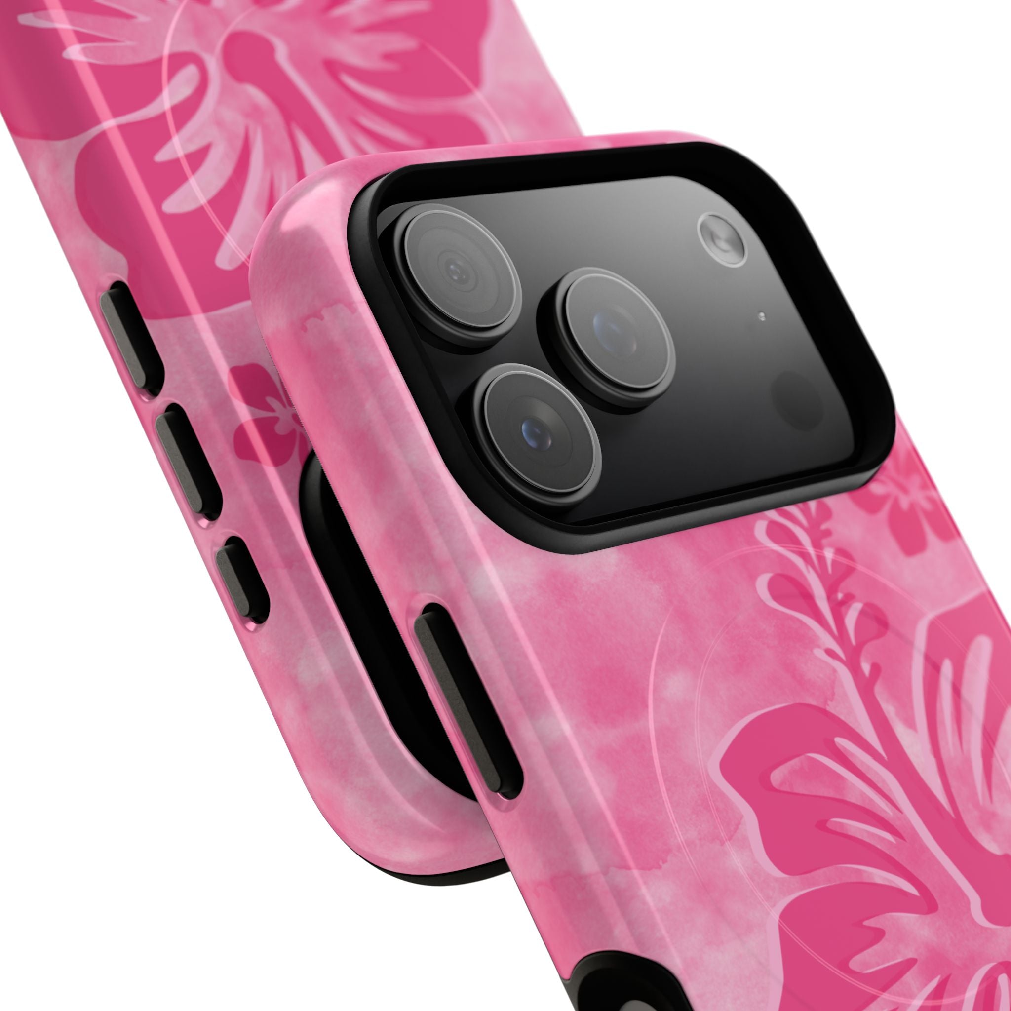 Pink Tie-Dye Hibiscus