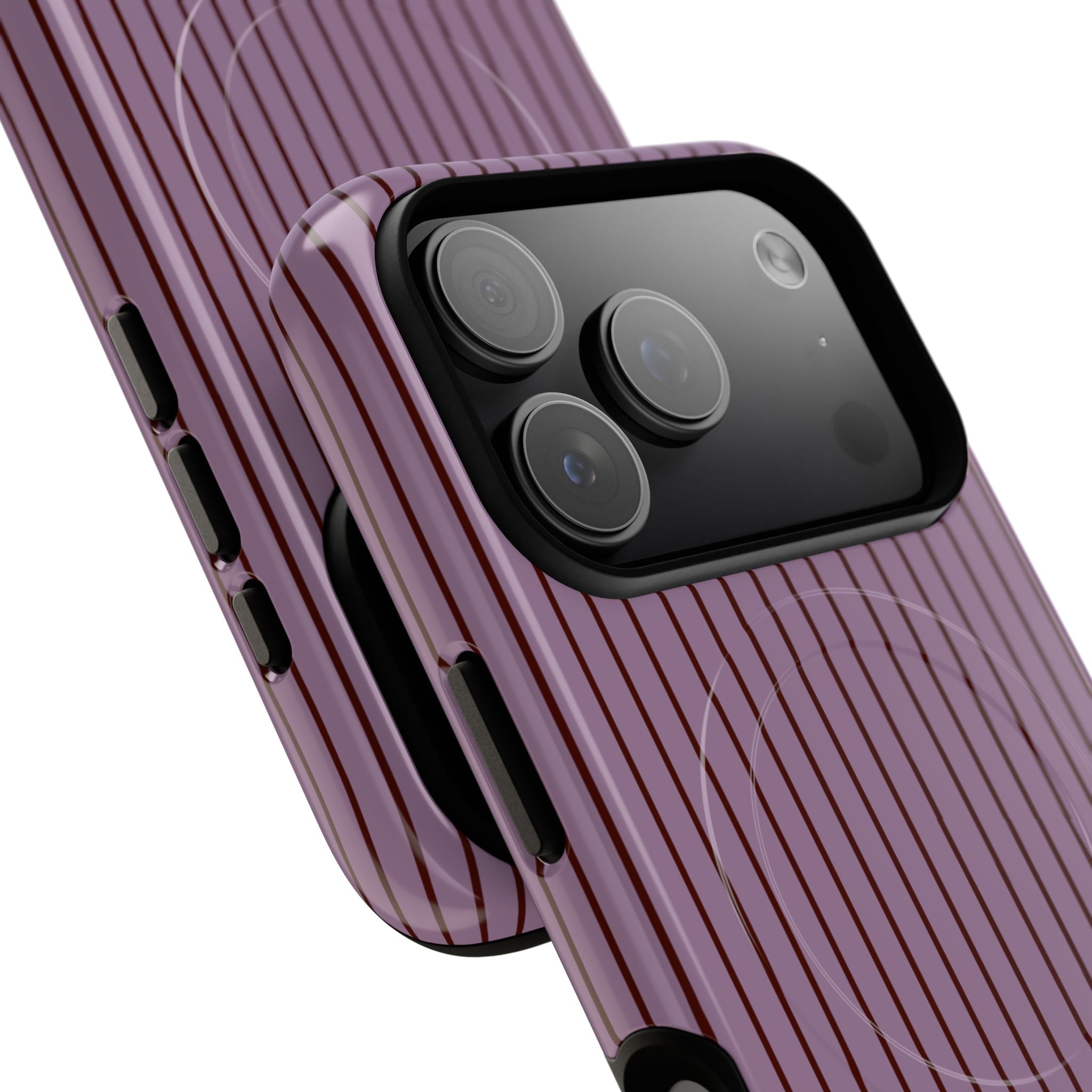 Plum Berry Soft Stripes
