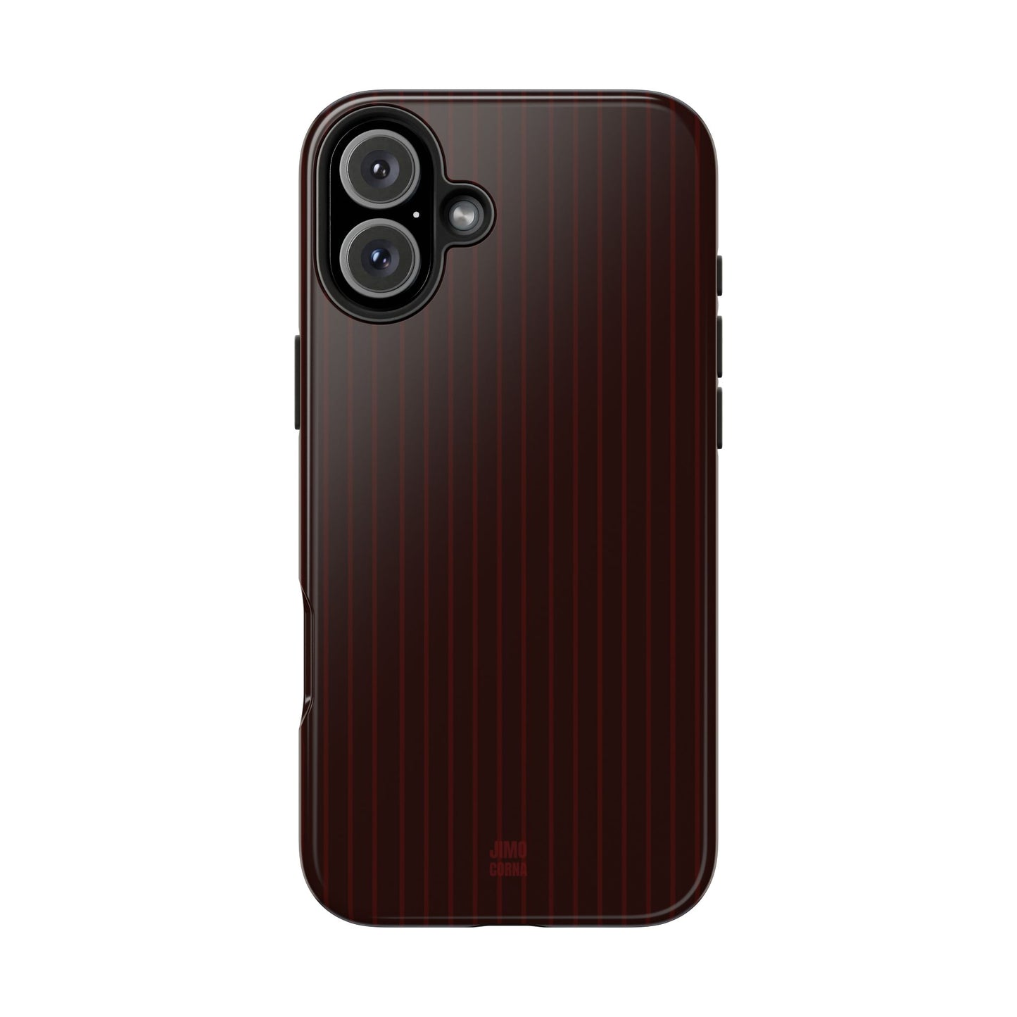 Dark Cherry Red Soft Striped