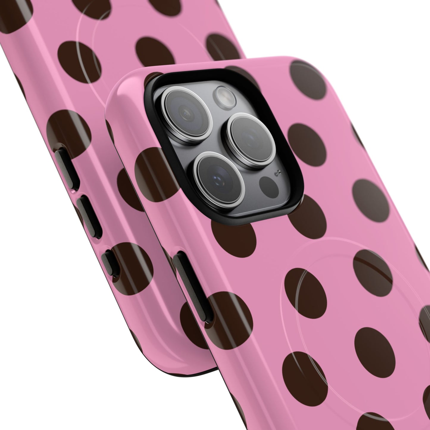 Big Polka Dot | Pink and Brown