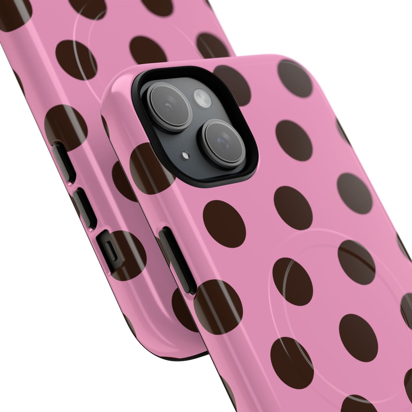 Big Polka Dot | Pink and Brown