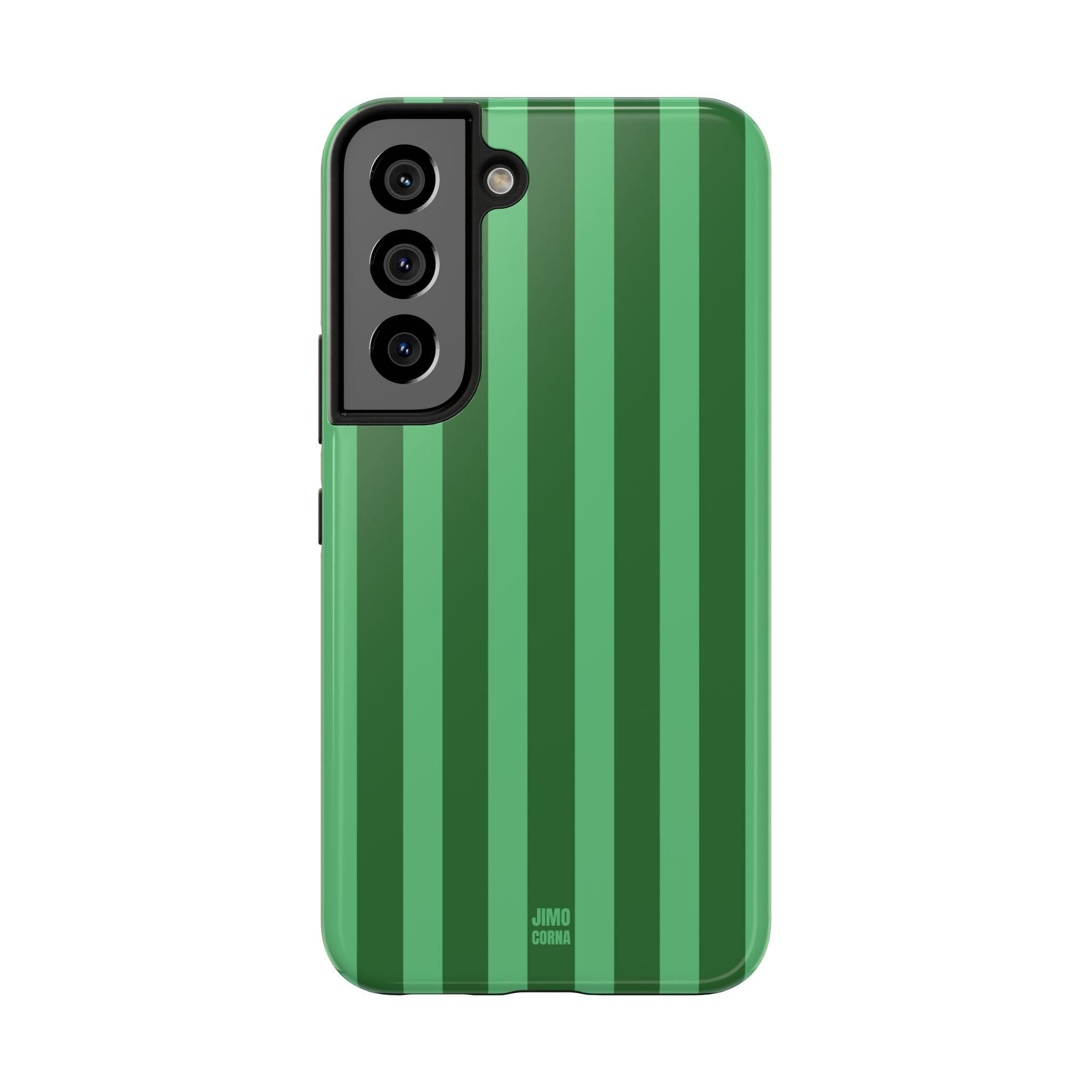 Olive Green Bold Stripes