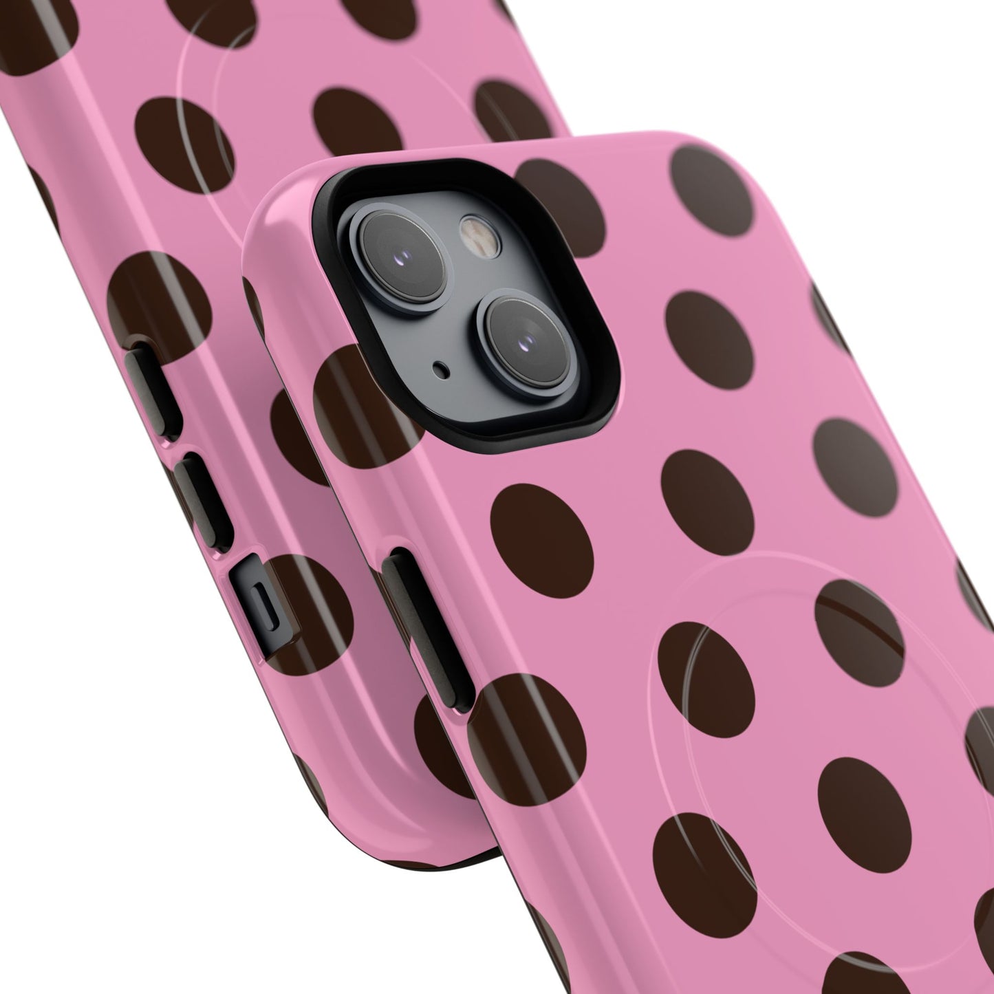 Big Polka Dot | Pink and Brown