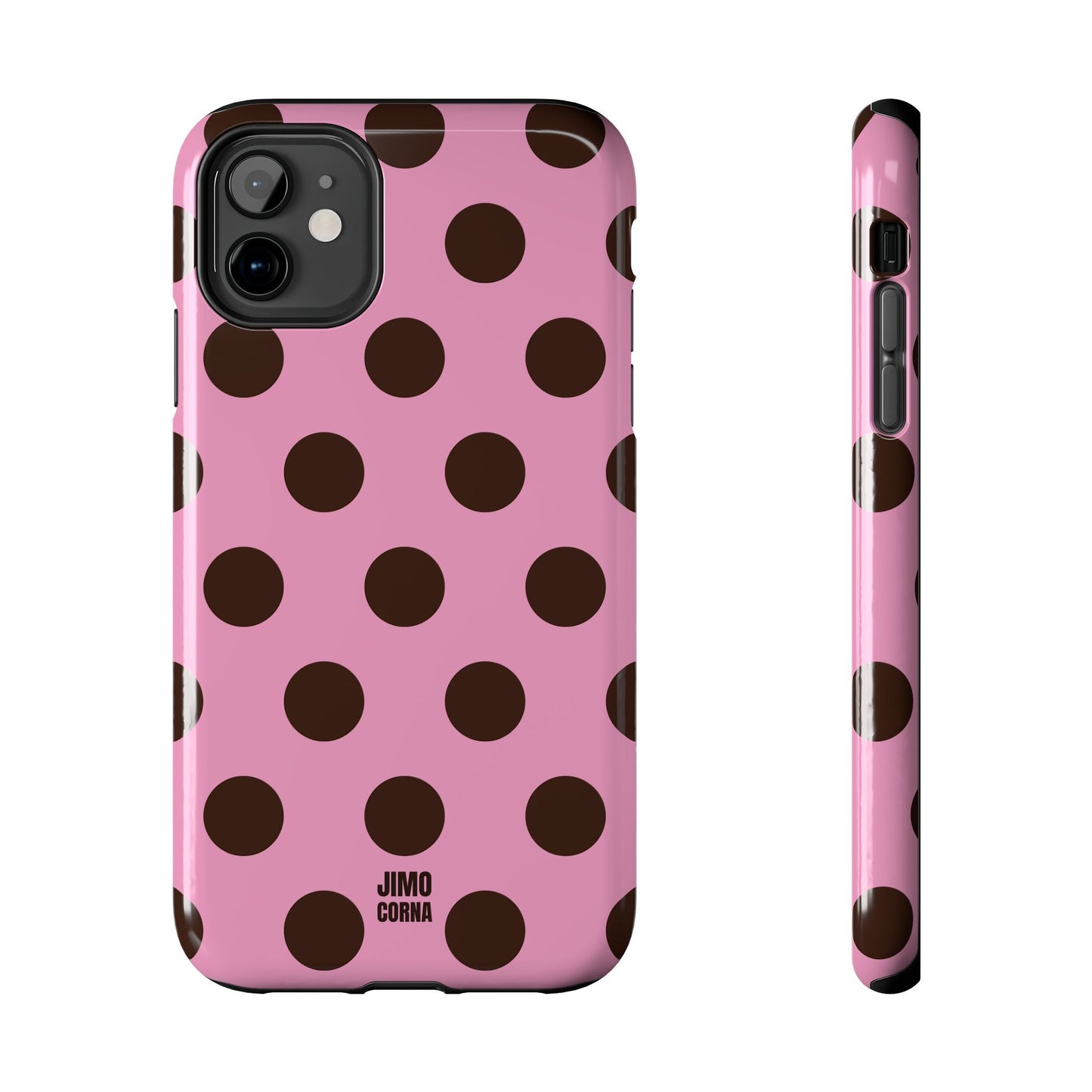 Big Polka Dot | Pink and Brown