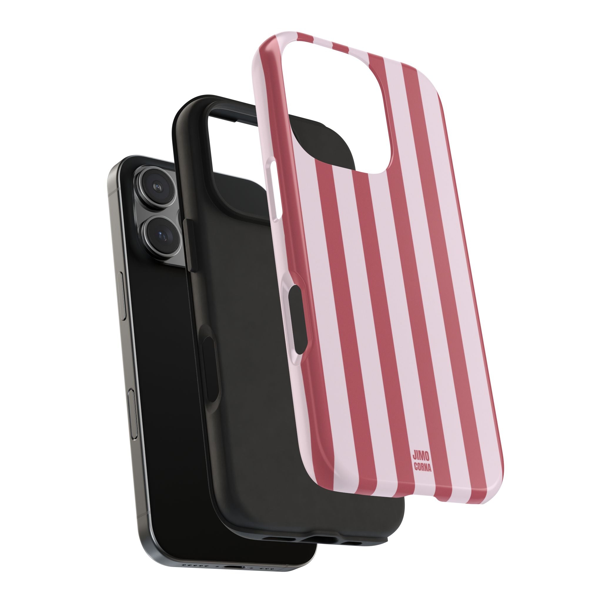 Pink and Red Bold Stripes