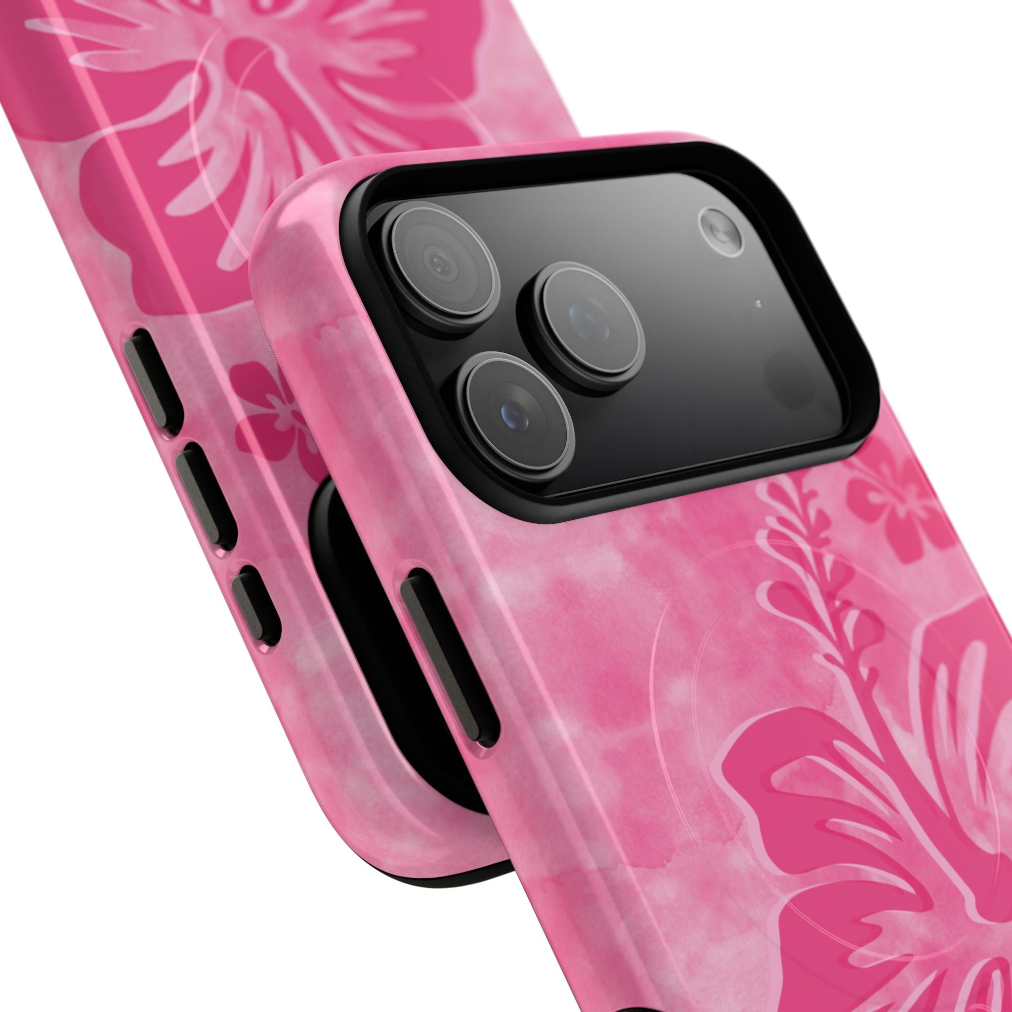 Pink Tie-Dye Hibiscus