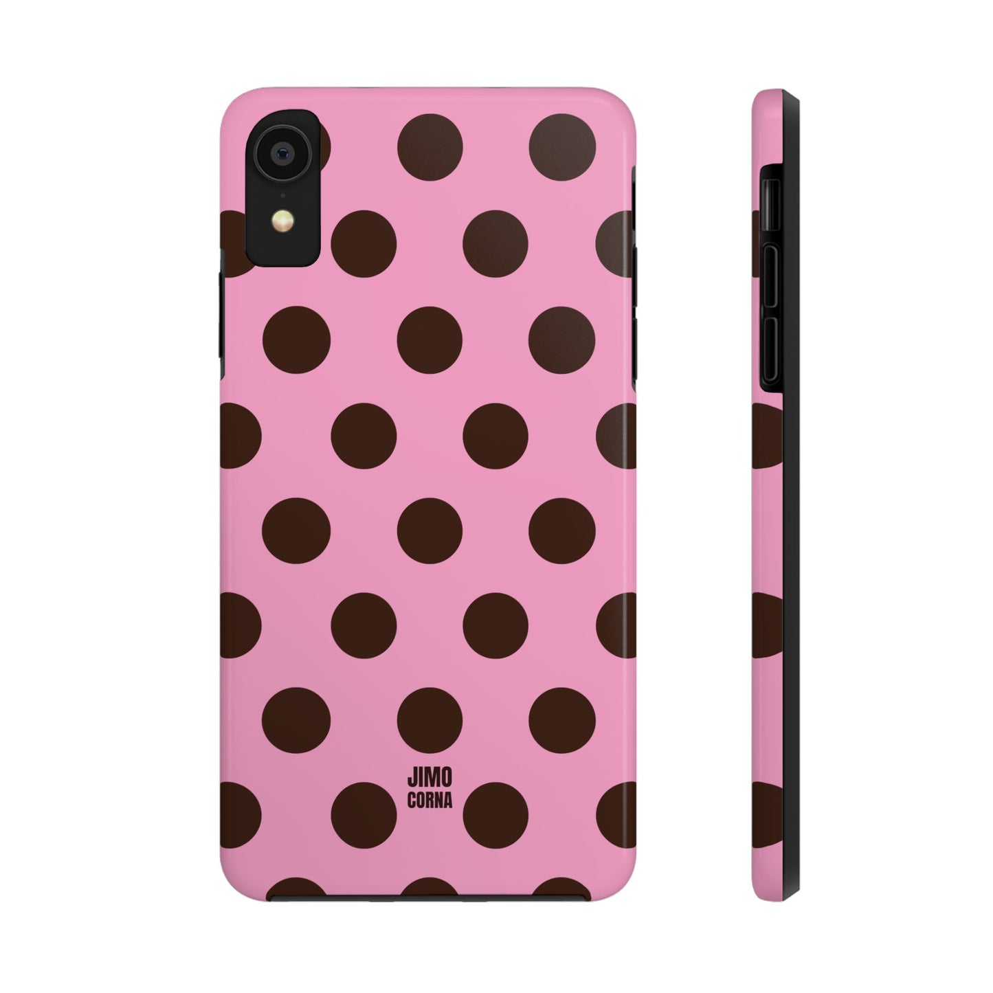 Big Polka Dot | Pink and Brown
