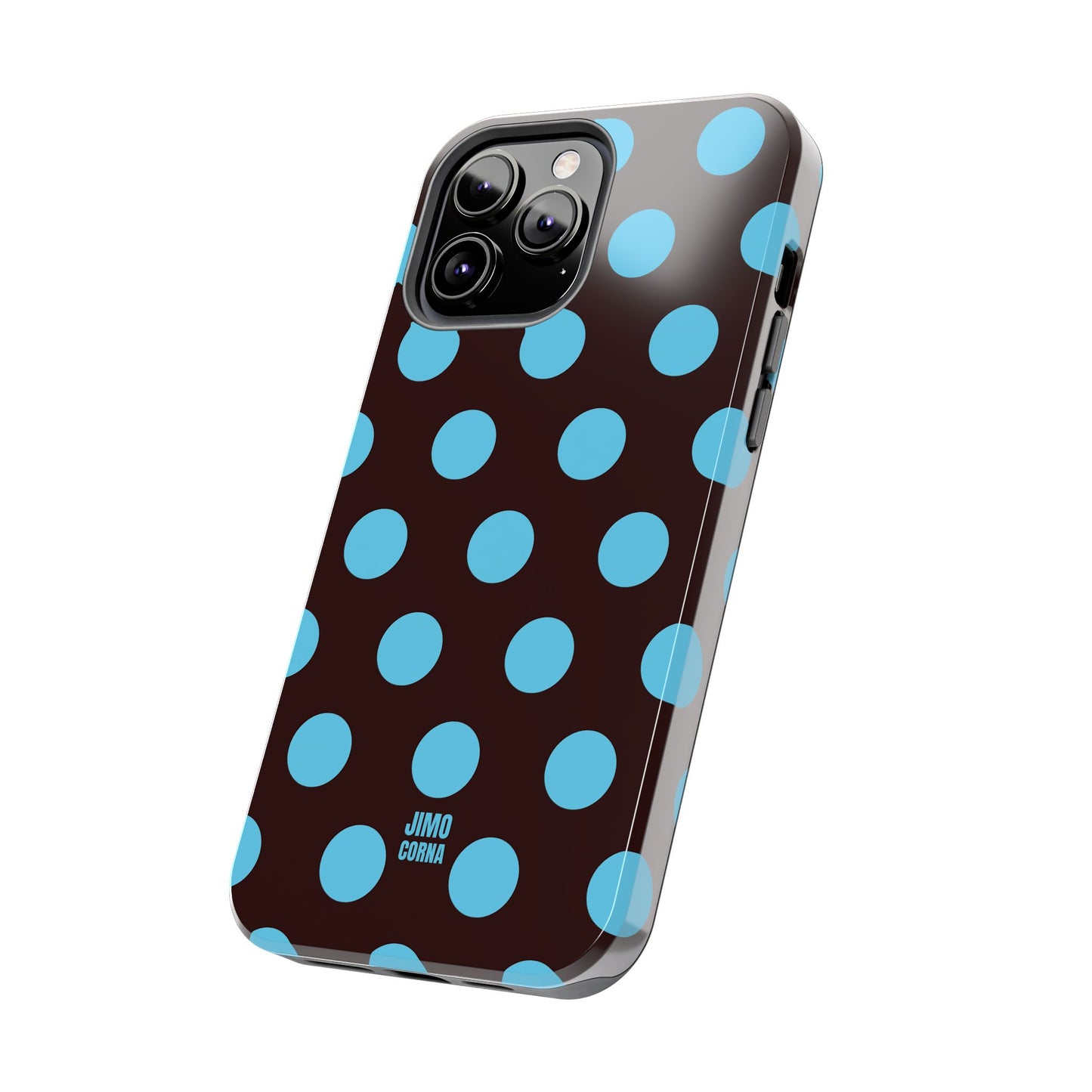 Big Polka Dot | Brown and Blue