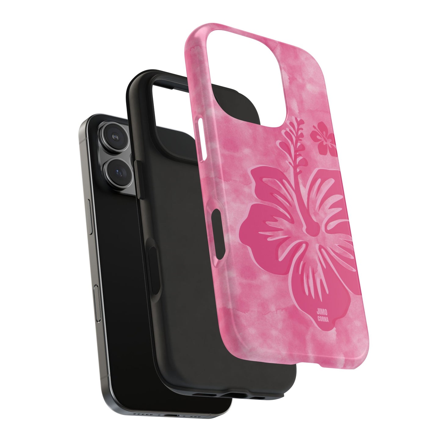 Pink Tie-Dye Hibiscus