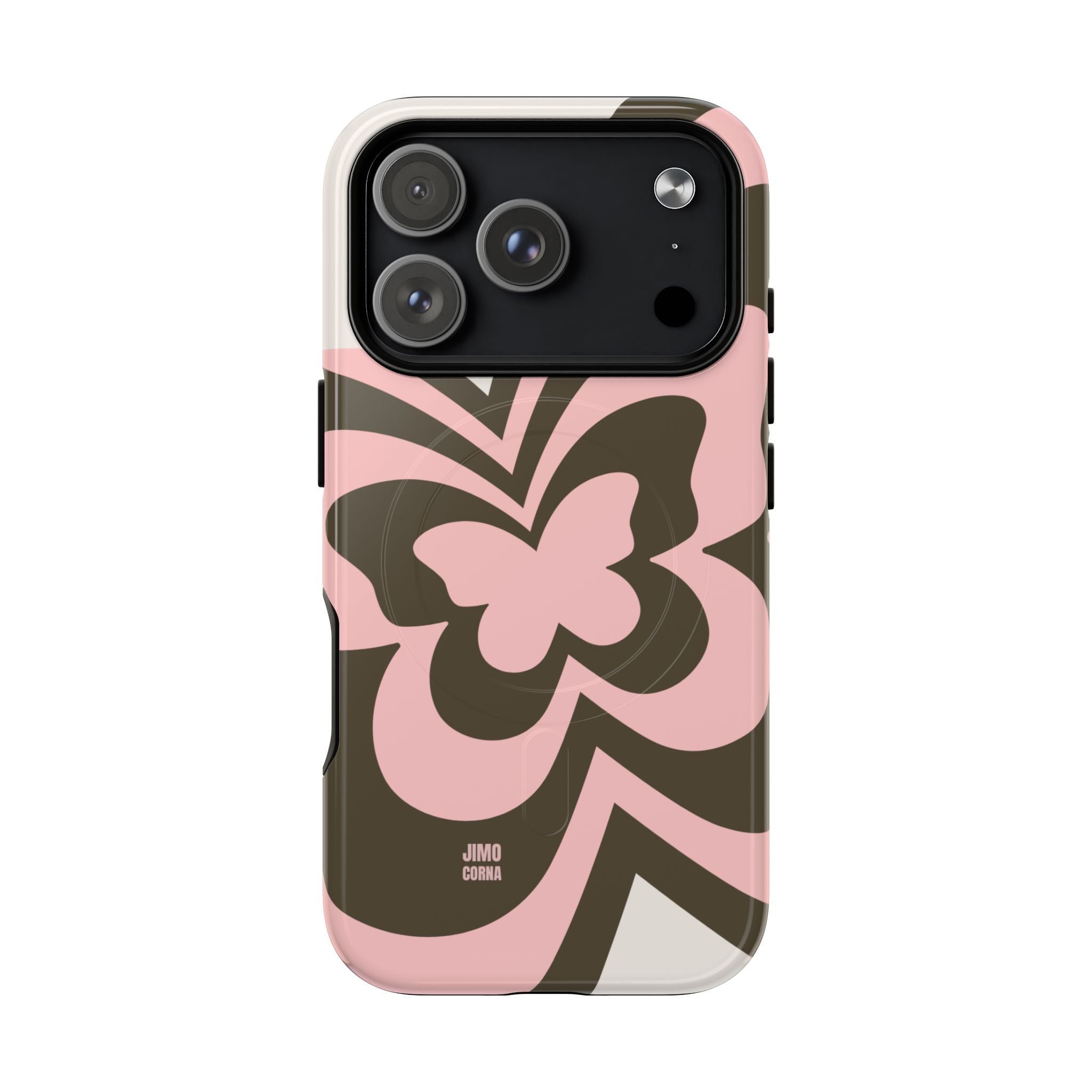 Pink Retro Butterfly