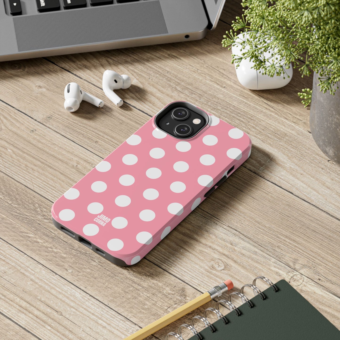 Big Polka Dot | Pink and White