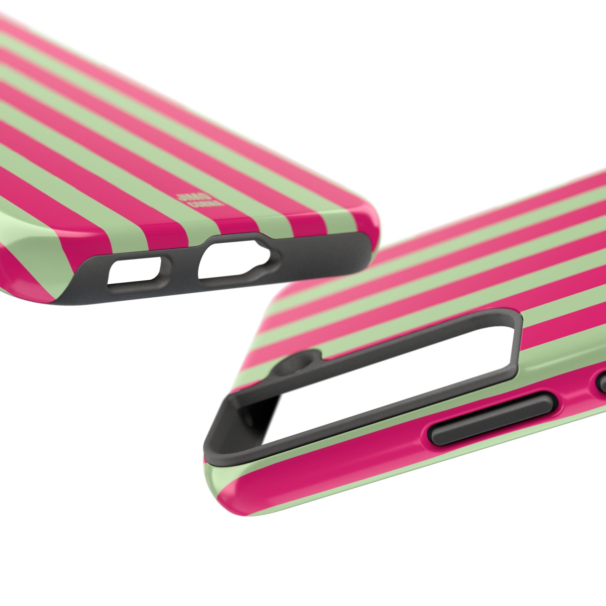 Lime Green and Pink Bold Stripes