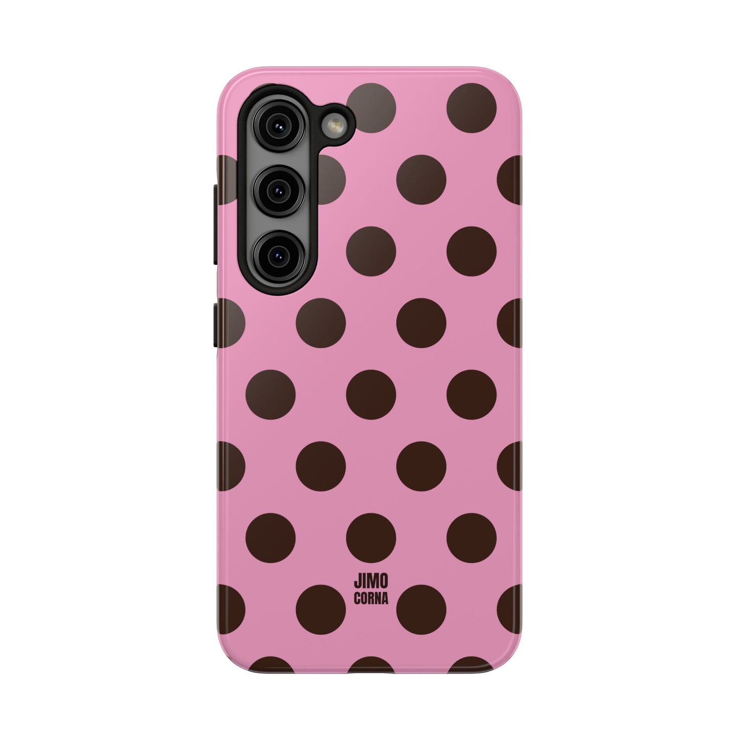 Big Polka Dot | Pink and Brown