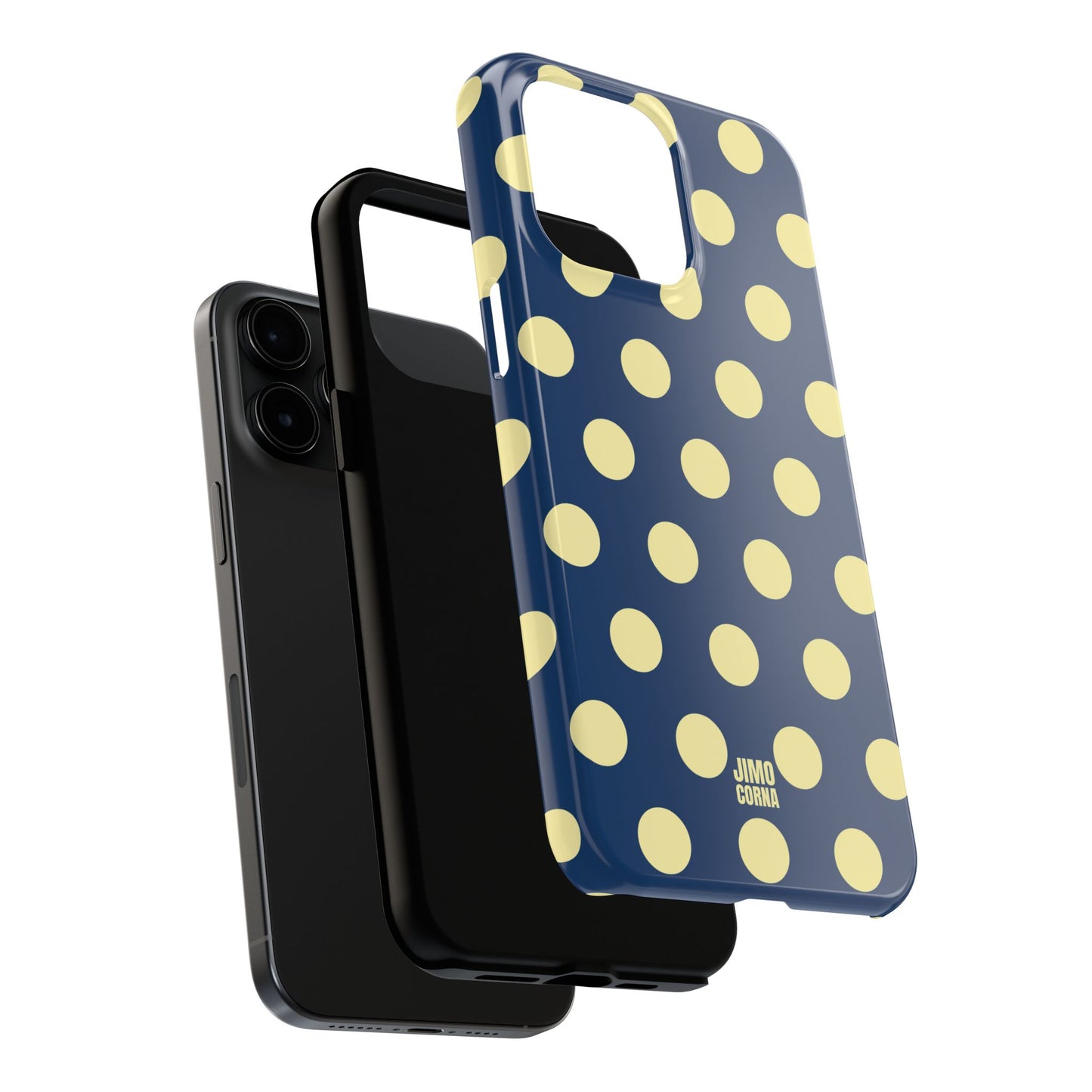 Big Polka Dot | Blue and Cream