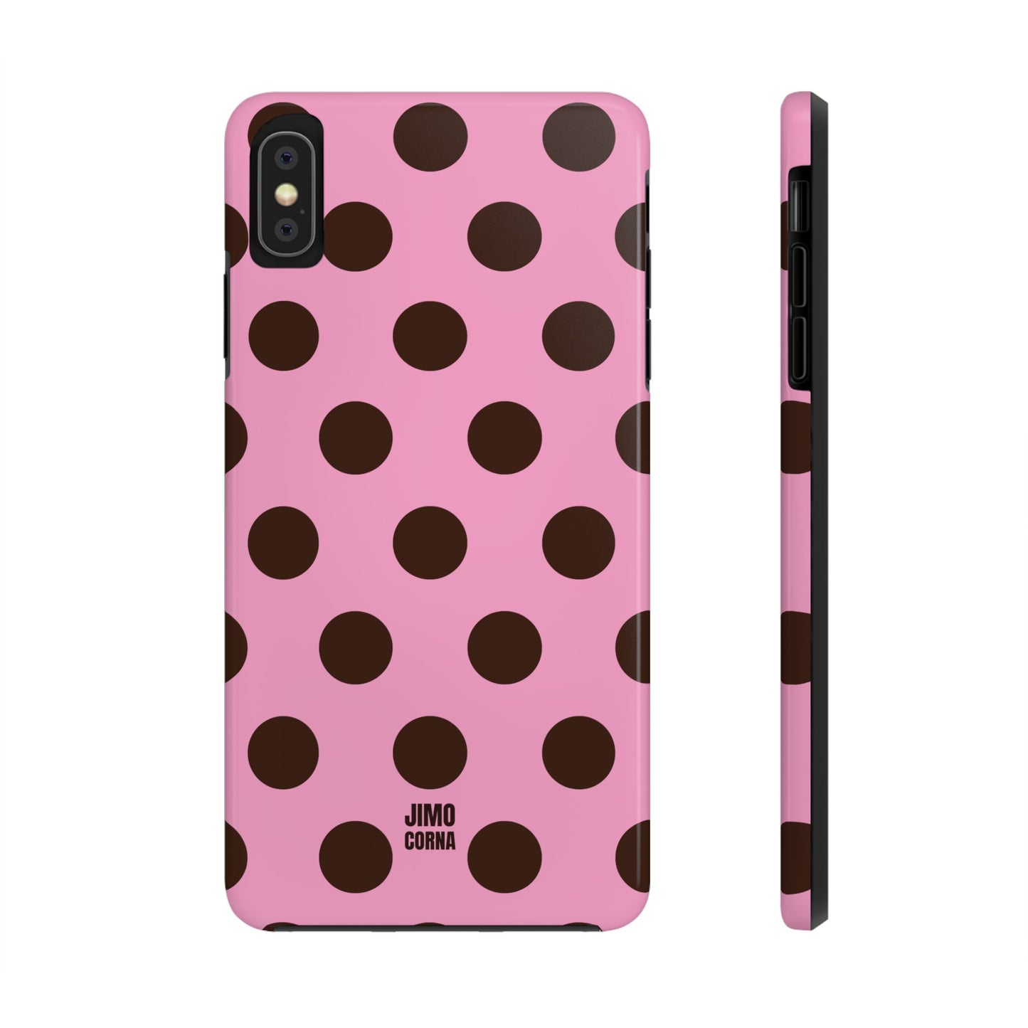 Big Polka Dot | Pink and Brown