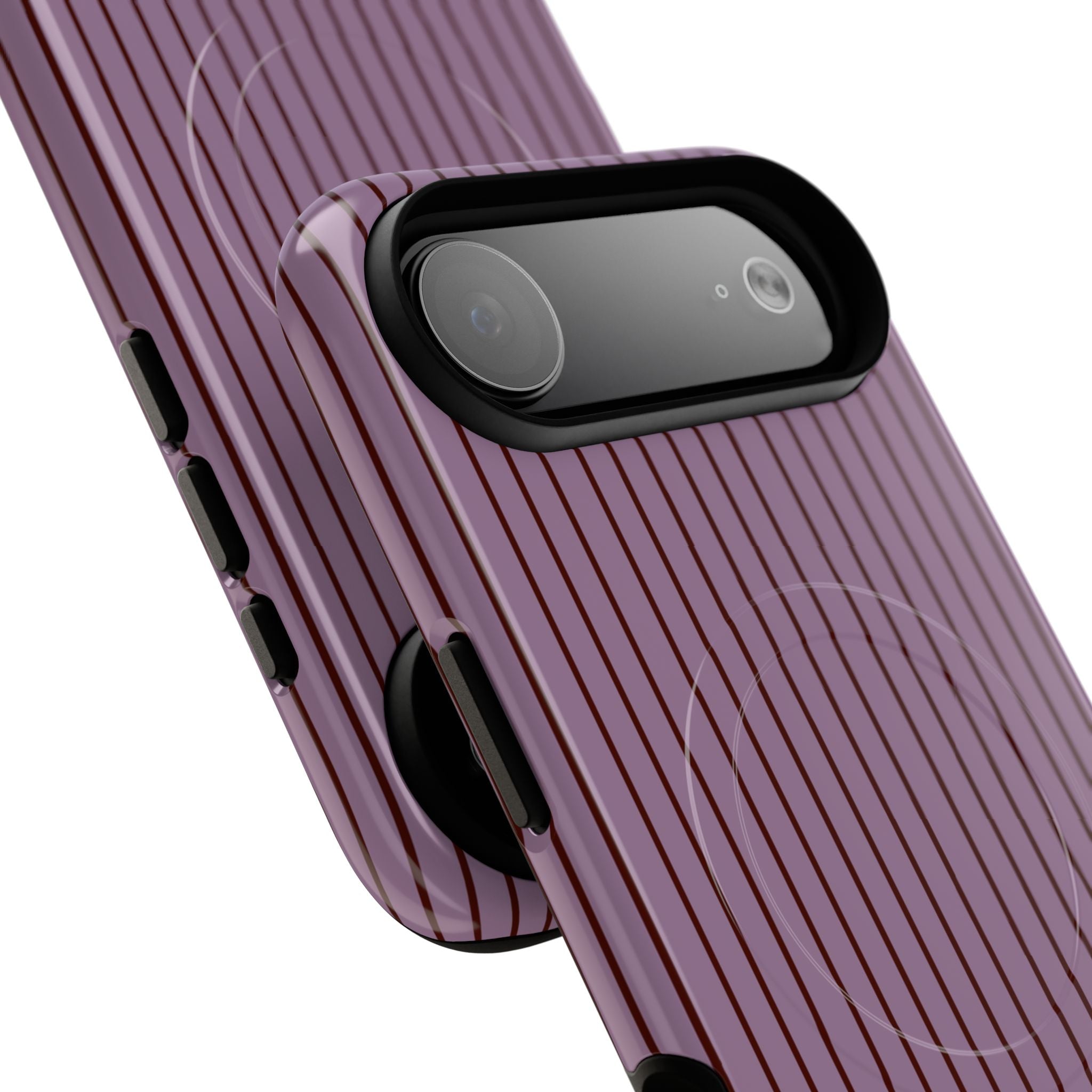 Plum Berry Soft Stripes