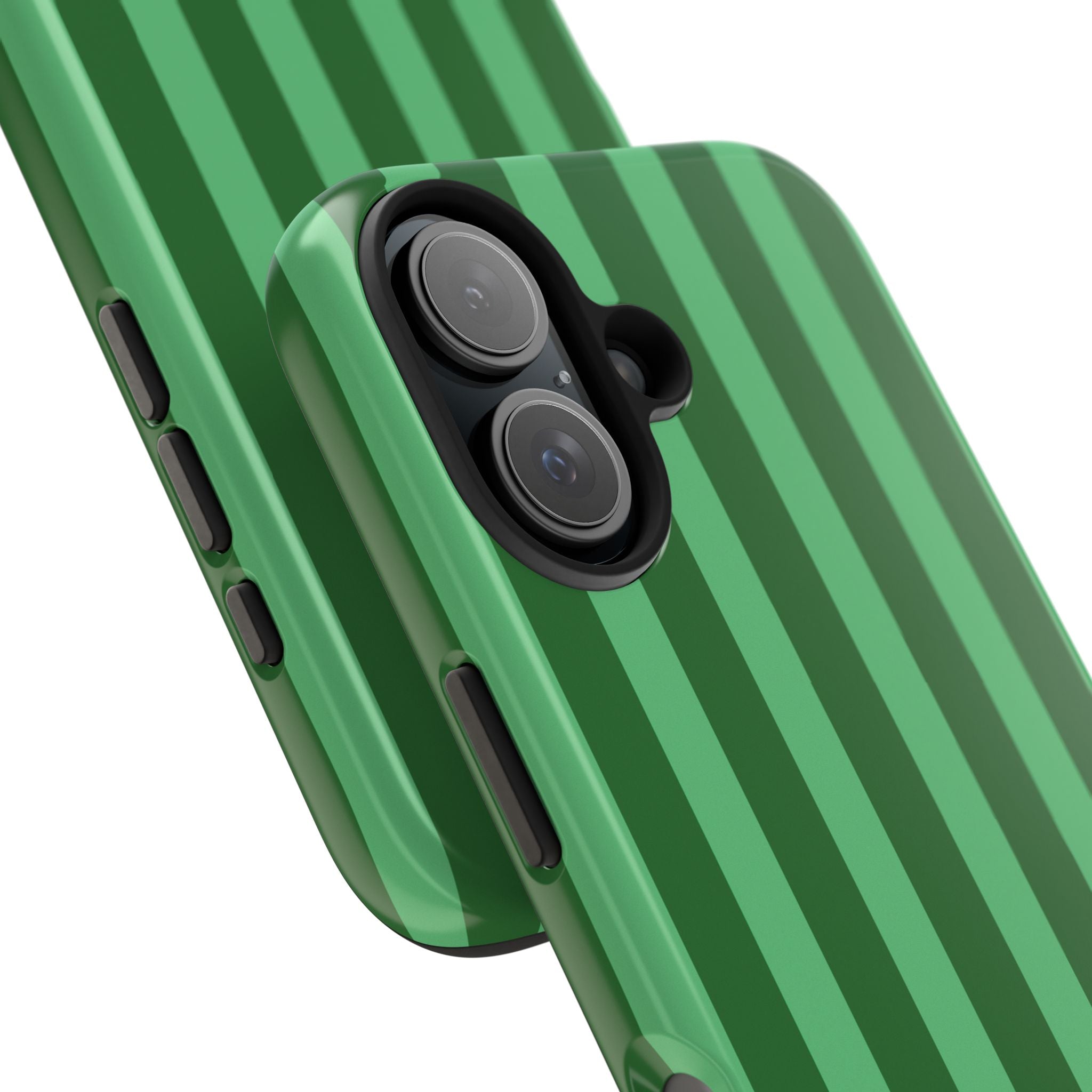 Olive Green Bold Stripes