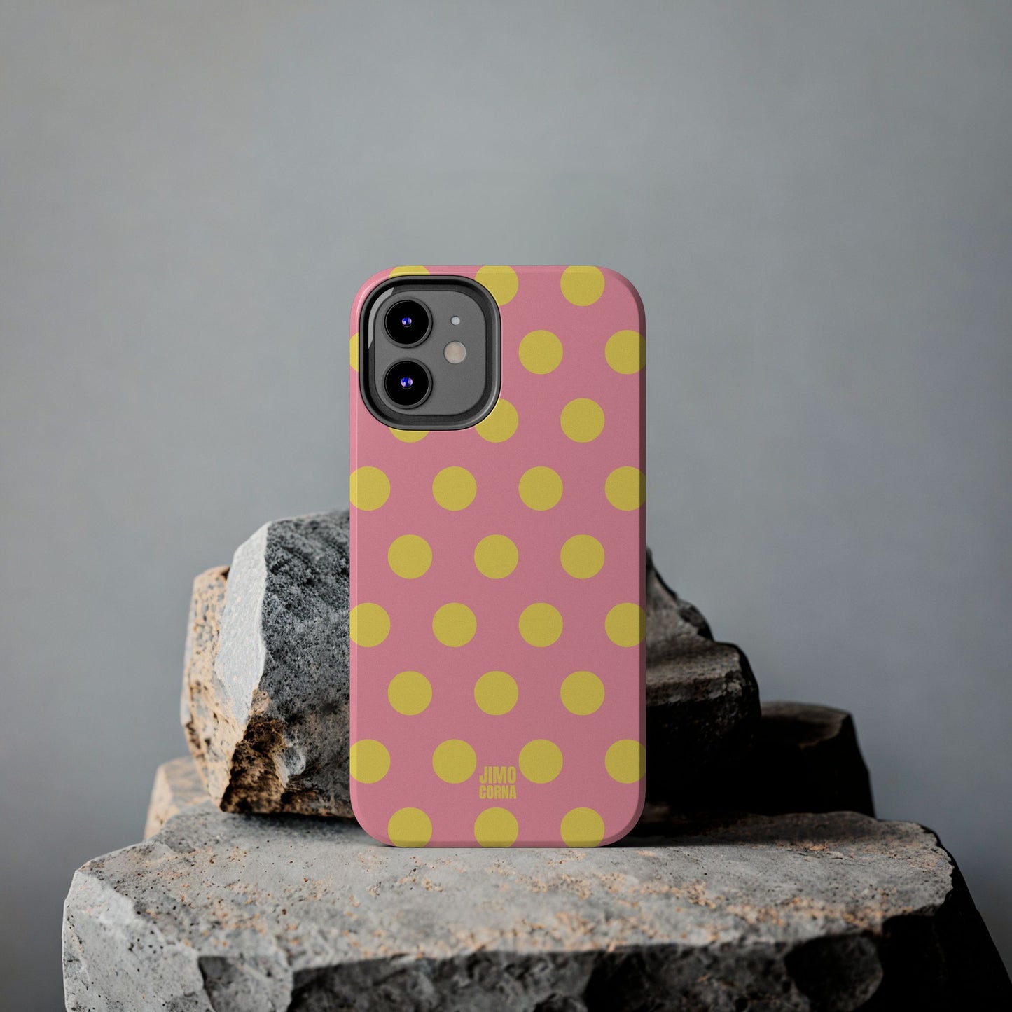 Big Polka Dot | Pink and Yellow
