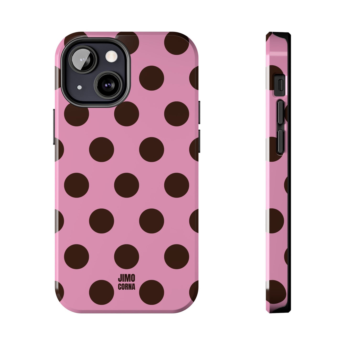 Big Polka Dot | Pink and Brown