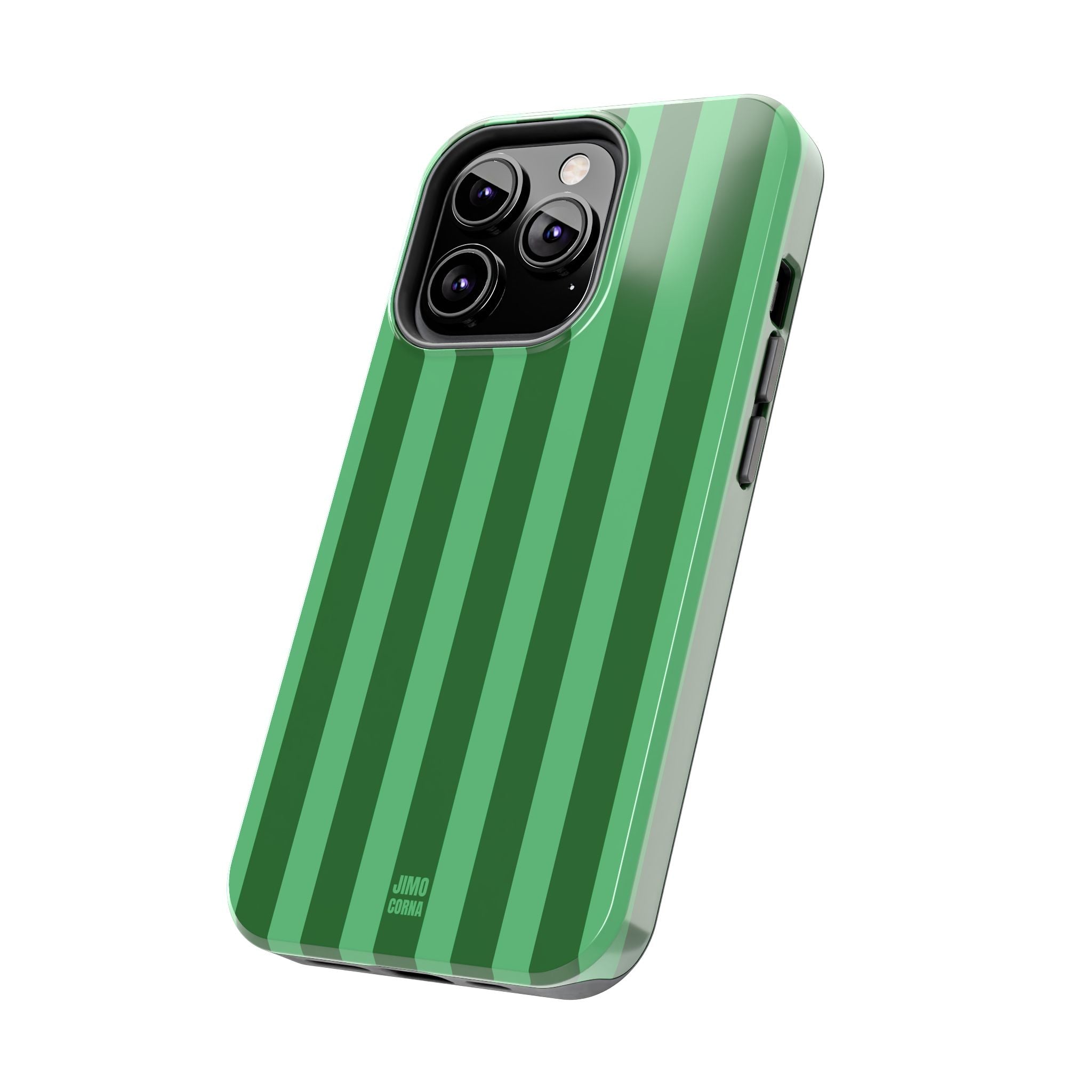Olive Green Bold Stripes