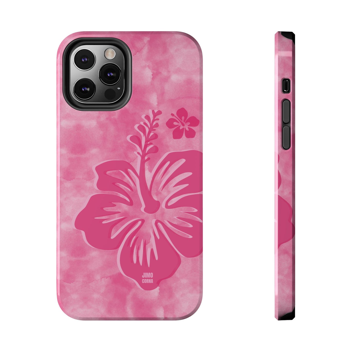 Pink Tie-Dye Hibiscus