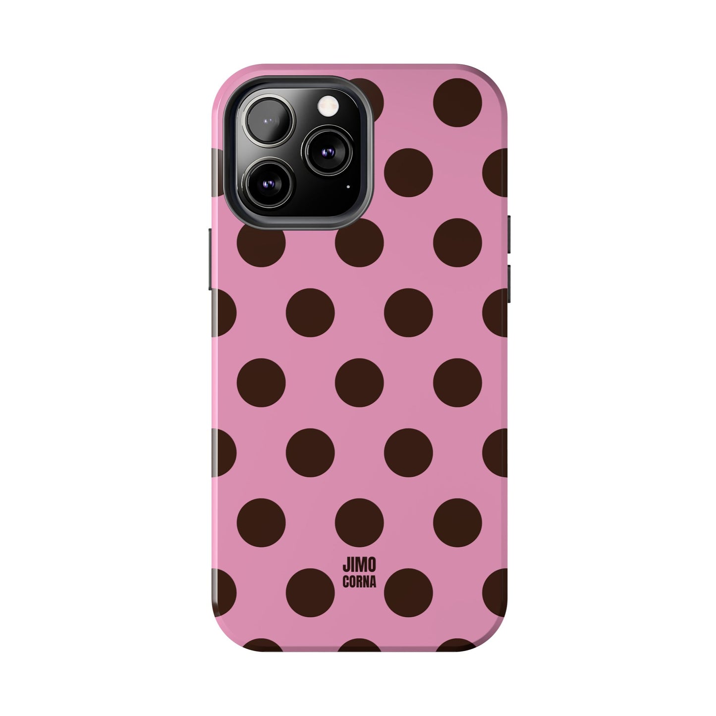 Big Polka Dot | Pink and Brown