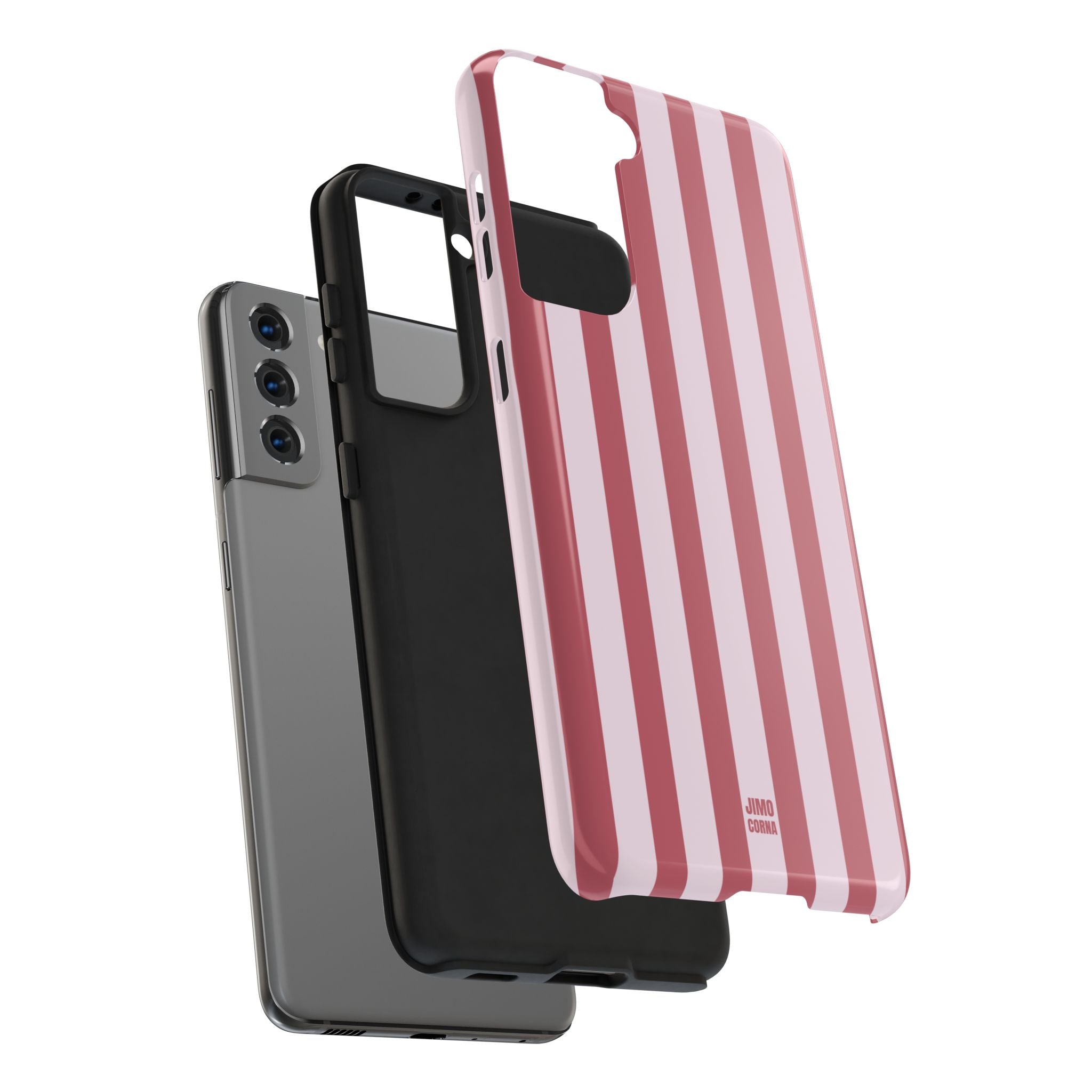 Pink and Red Bold Stripes