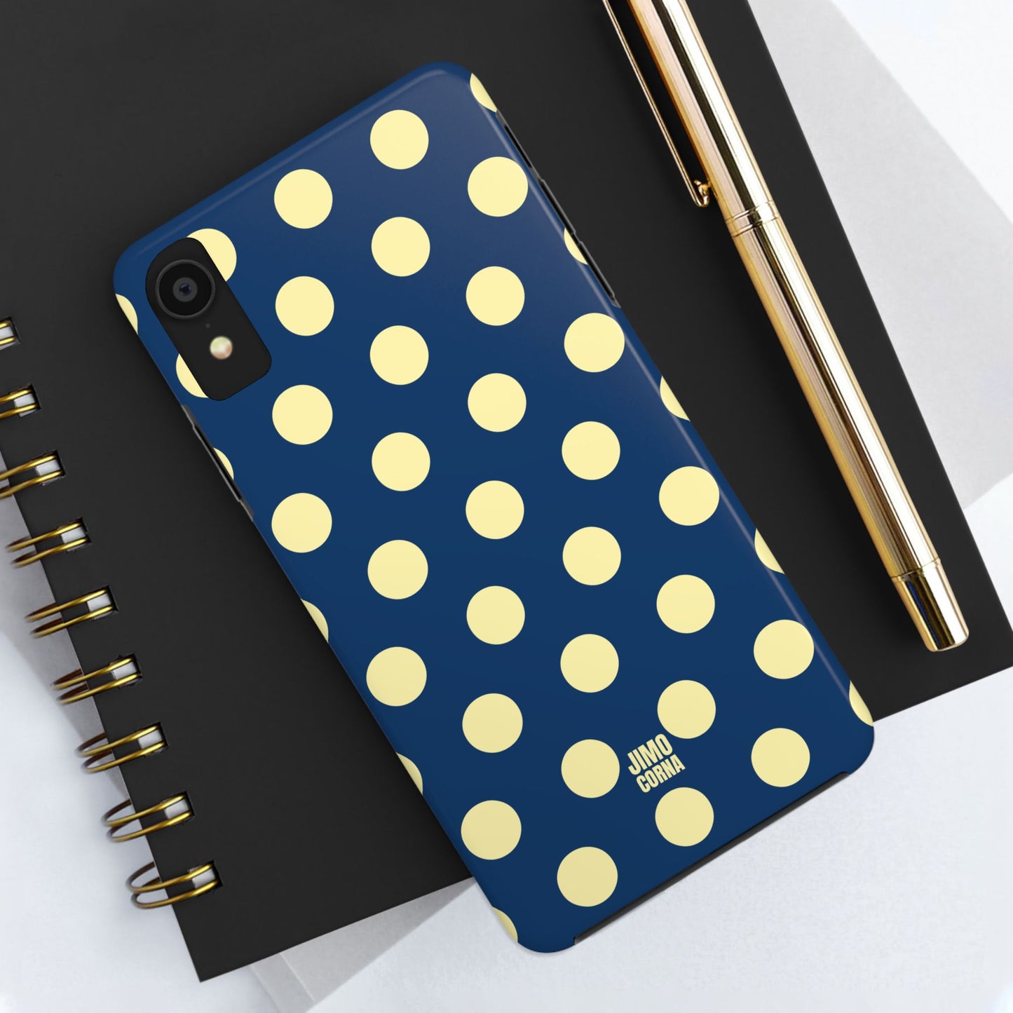Big Polka Dot | Blue and Cream