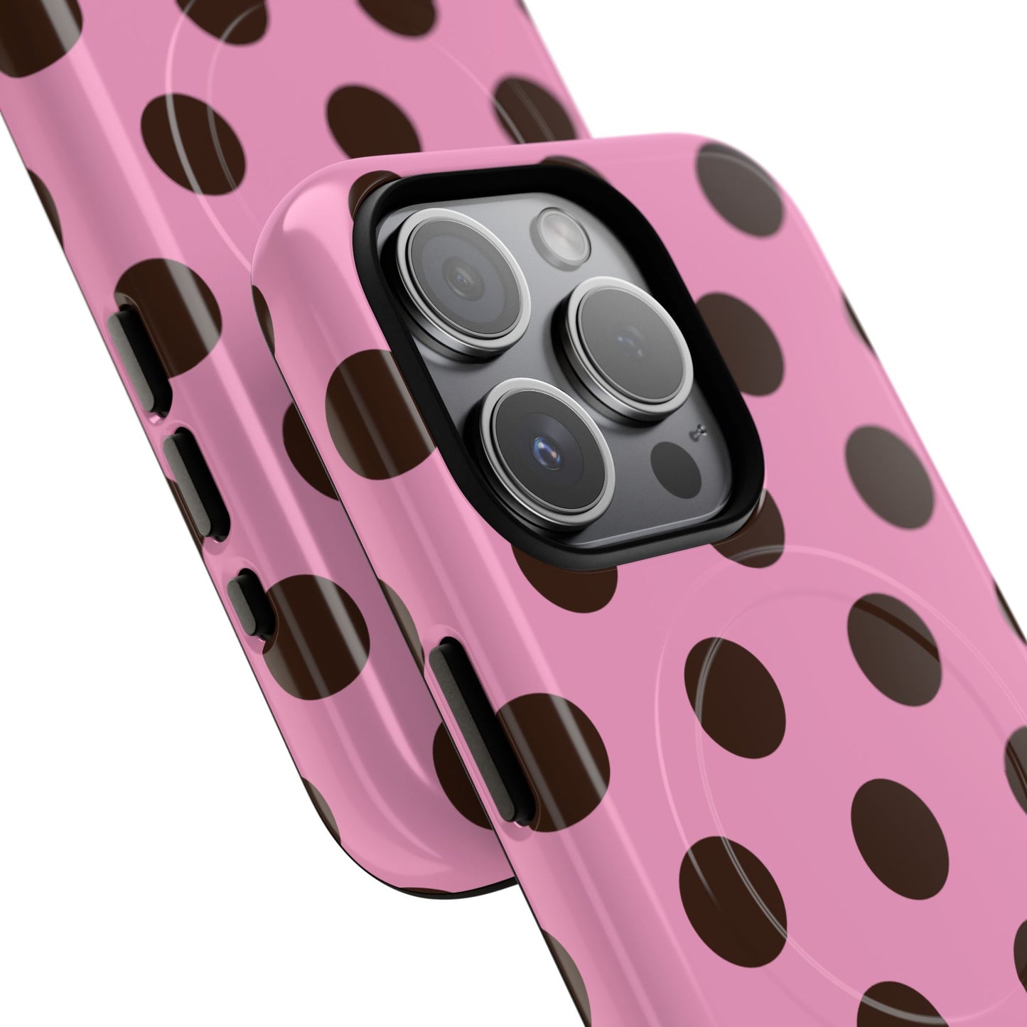 Big Polka Dot | Pink and Brown
