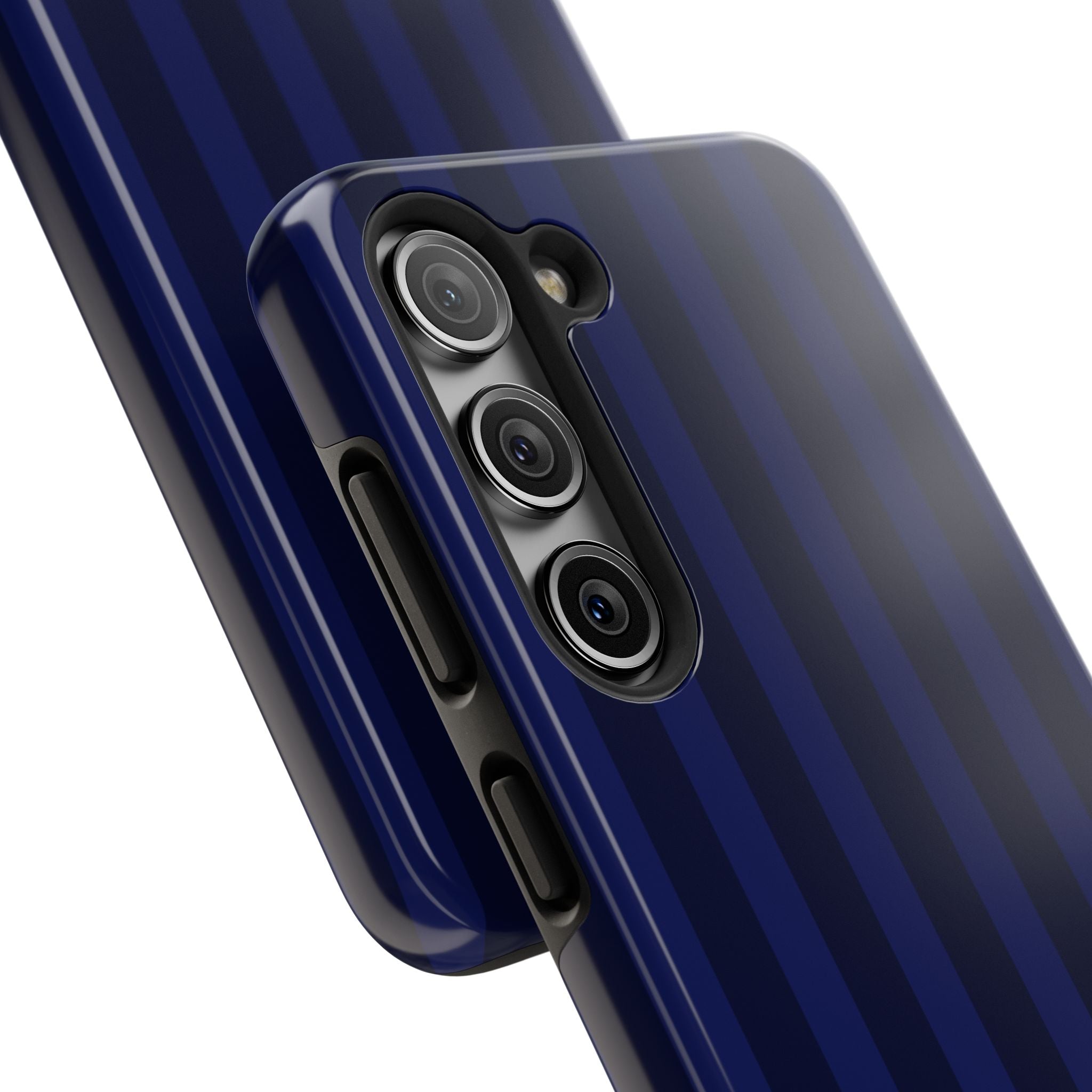 Navy Blue Bold Stripes